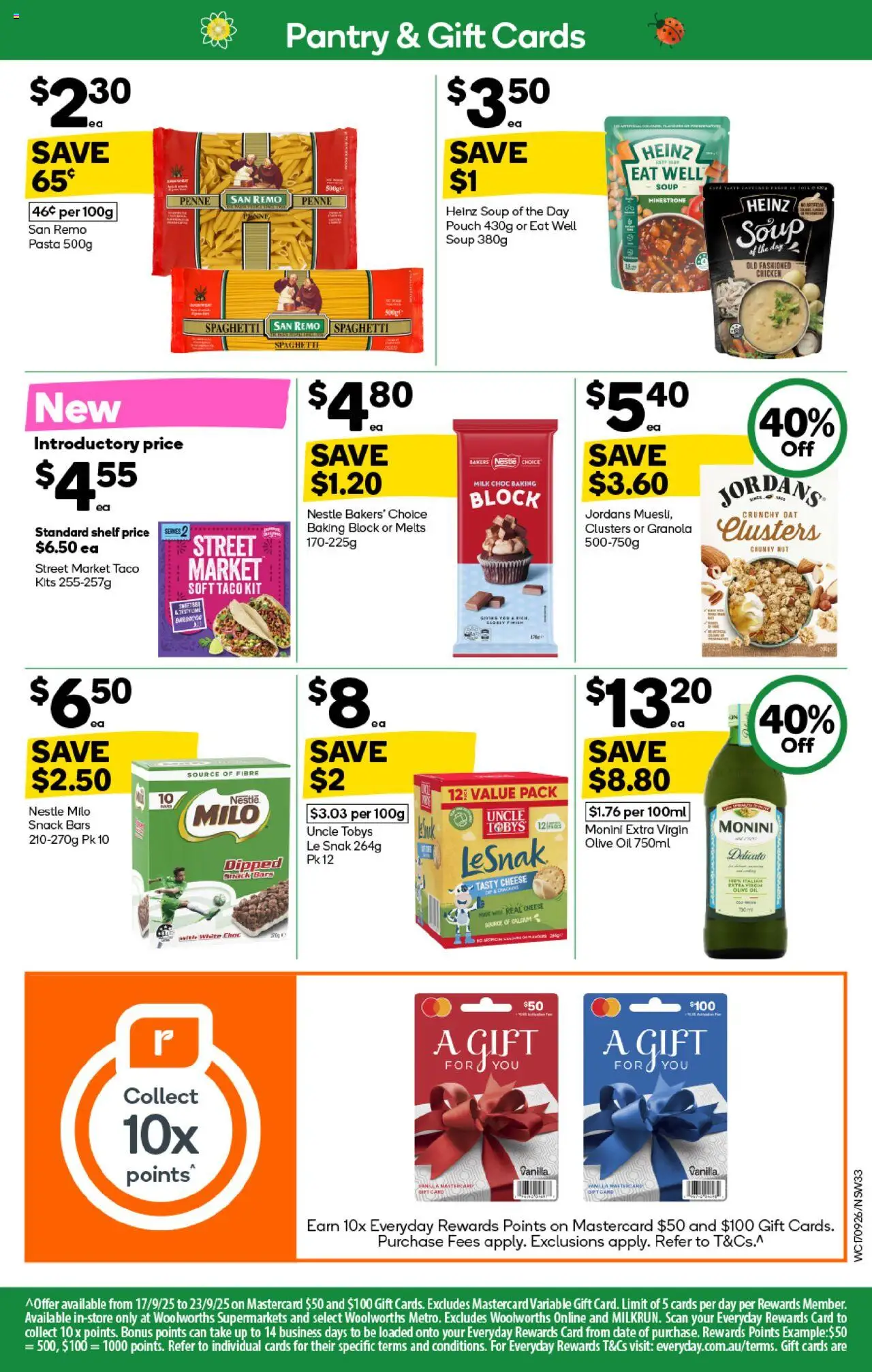 Woolworths catalogue - valid from 17.09.2025 | Page: 31 | Products: Shelf, Cheese, Pasta, Soup