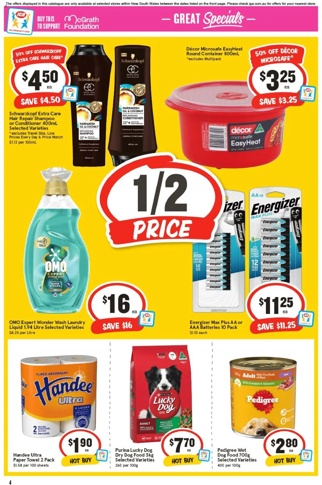 IGA catalogue - valid from 17.09.2025 | Page: 7 | Products: Cups, Oil, Dog food, Laundry