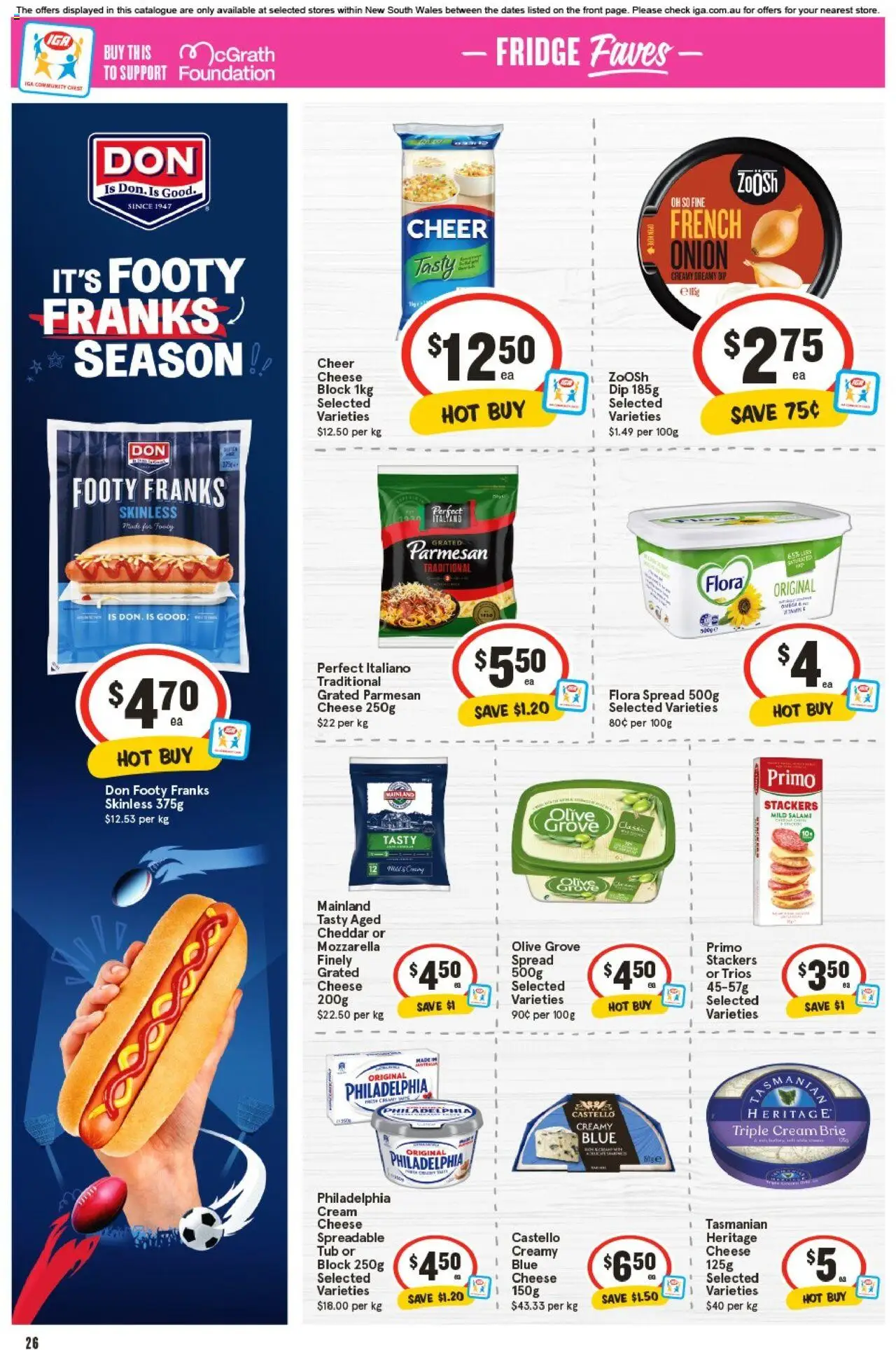 IGA catalogue - valid from 17.09.2025 | Page: 25 | Products: Cheese, Cream, Foundation, Fridge
