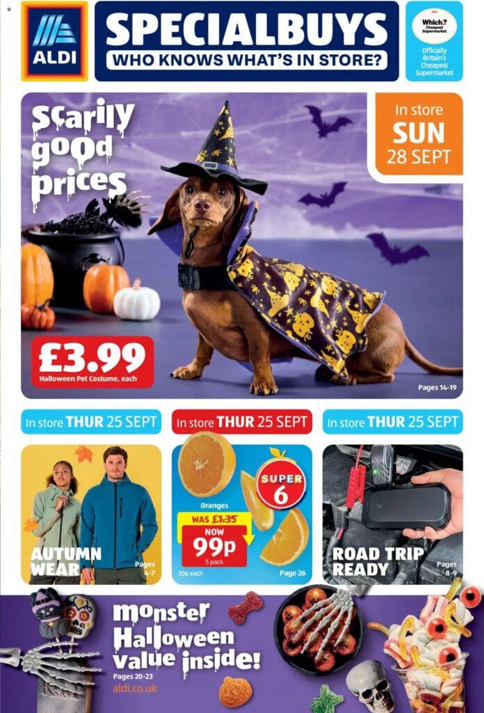 Aldi offers this week 26 September Scottish Specialbuys