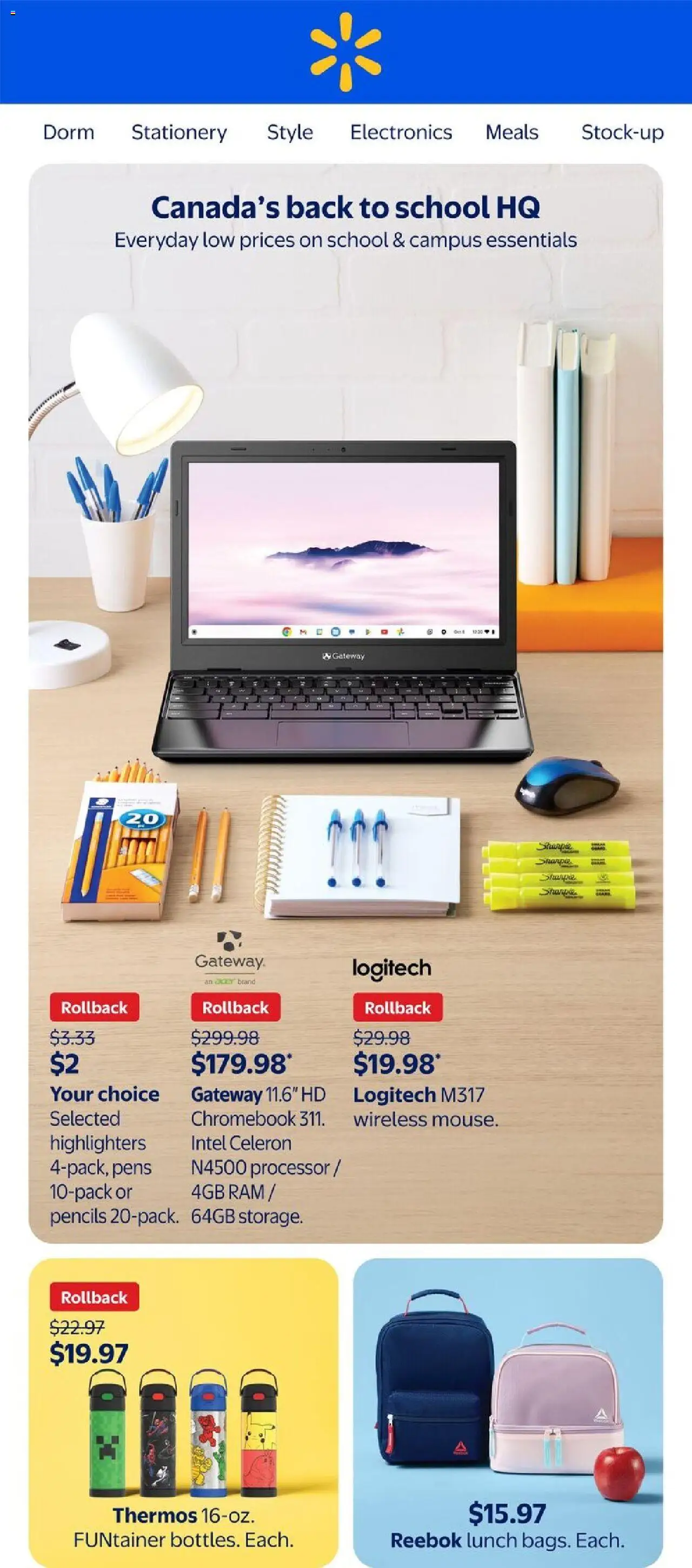 Walmart flyer valid from 07.08.2025 | Page: 1