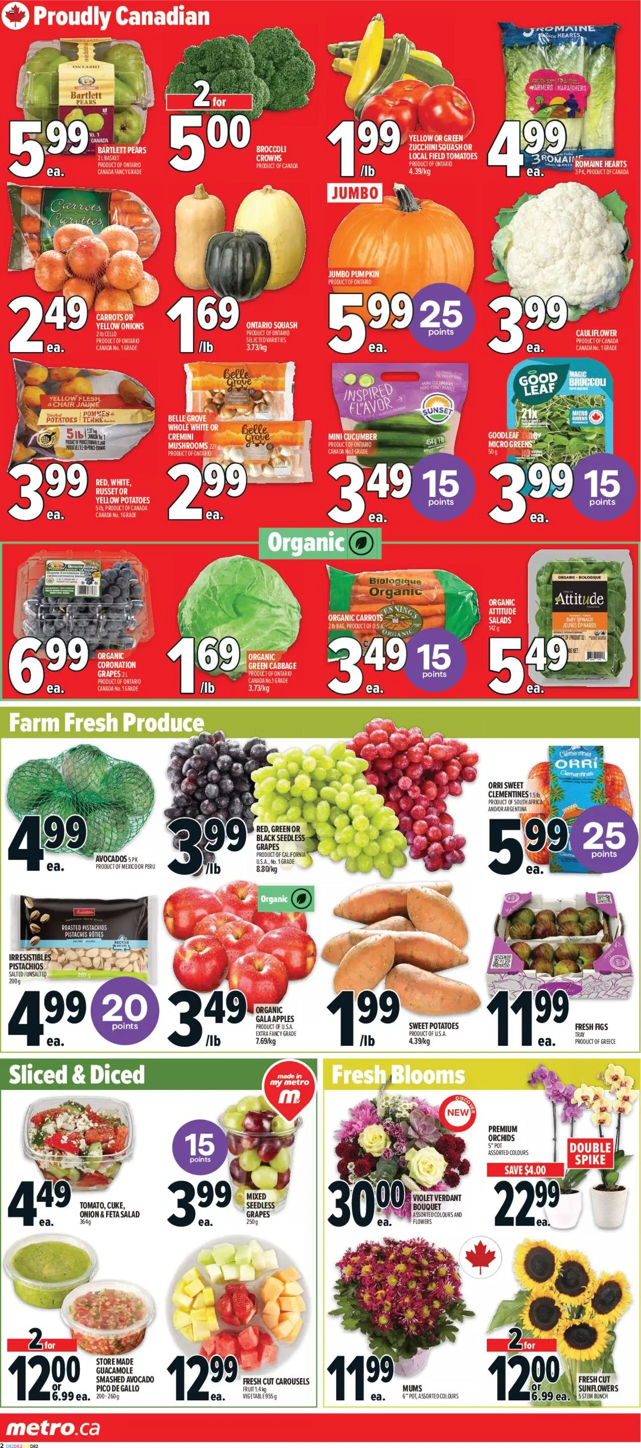 Metro flyer valid from 11.09.2025 | Page: 6 | Products: Salad, Basket, Pumpkin, Tomatoes