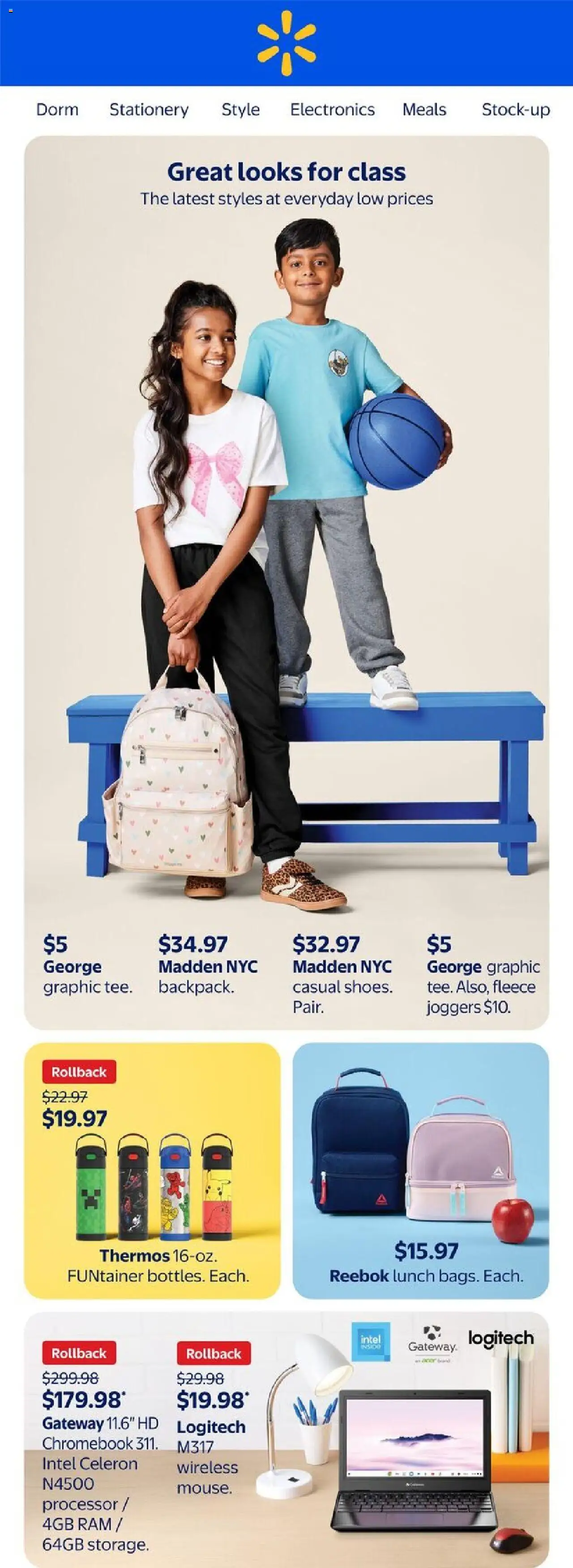 Walmart flyer valid from 07.08.2025 | Page: 1