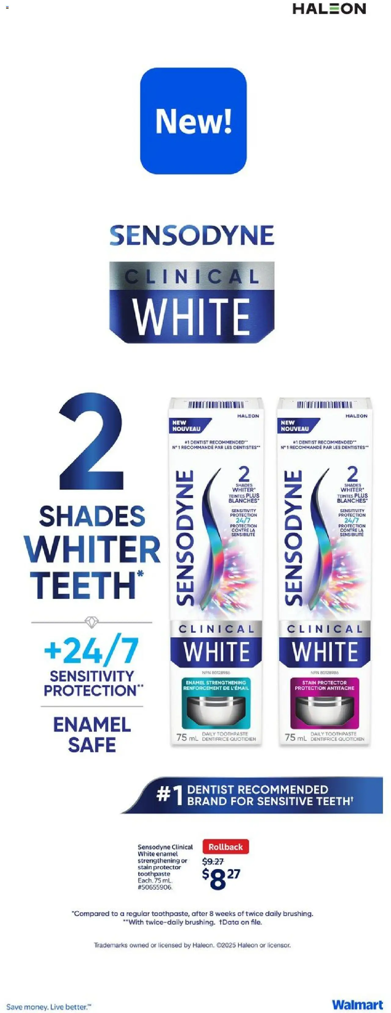 Walmart flyer valid from 18.09.2025 | Page: 19 | Products: Toothpaste