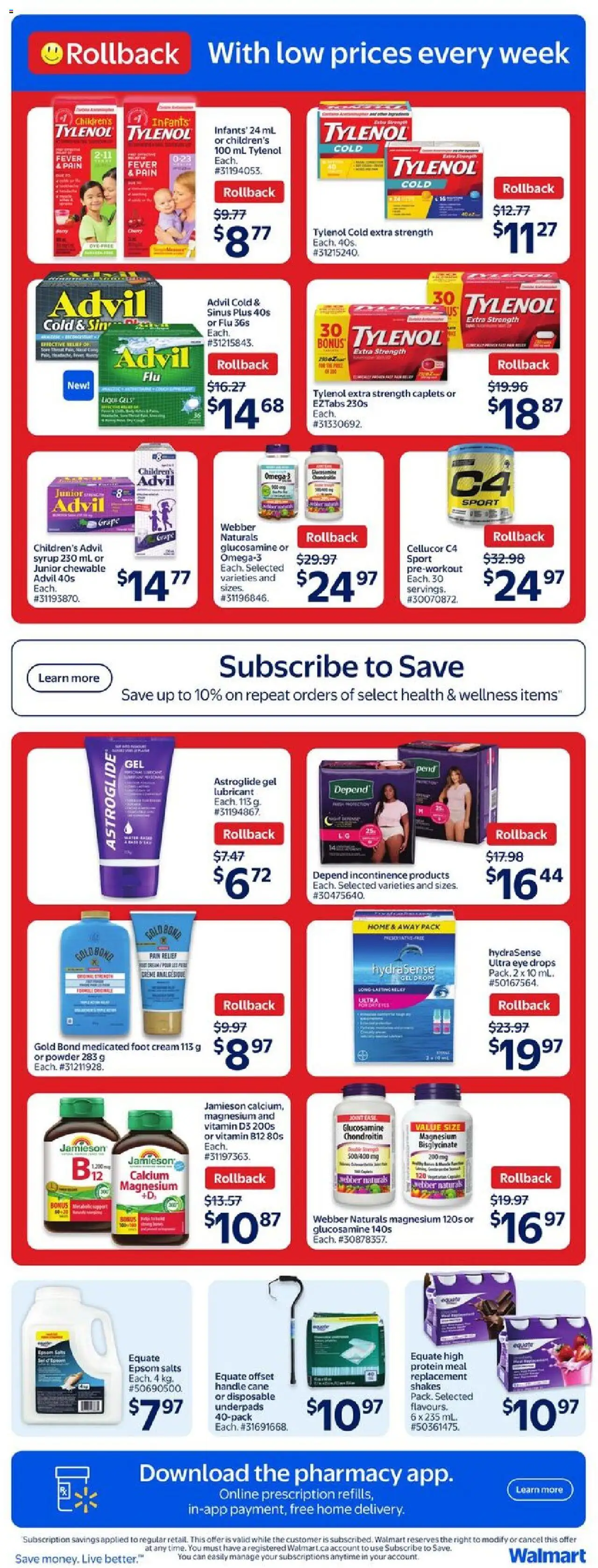 Walmart flyer valid from 18.09.2025 | Page: 18 | Products: Cream, Powder