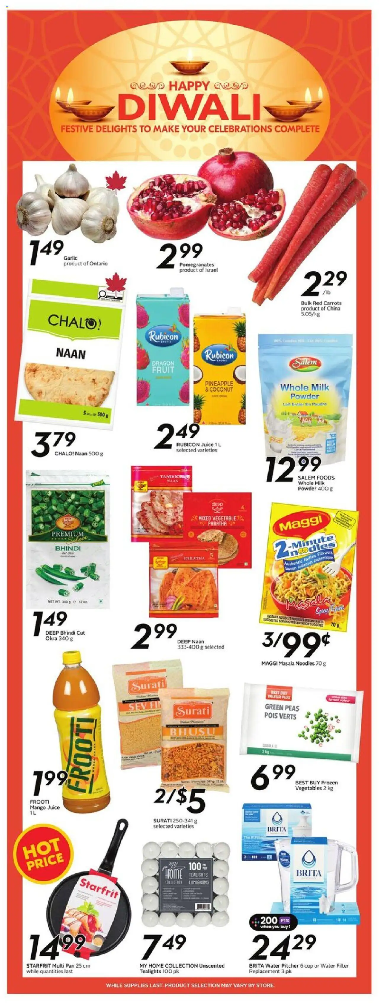 Sobeys flyer valid from 18.09.2025 | Page: 17 | Products: Noodles, Pineapple, Powder, Milk