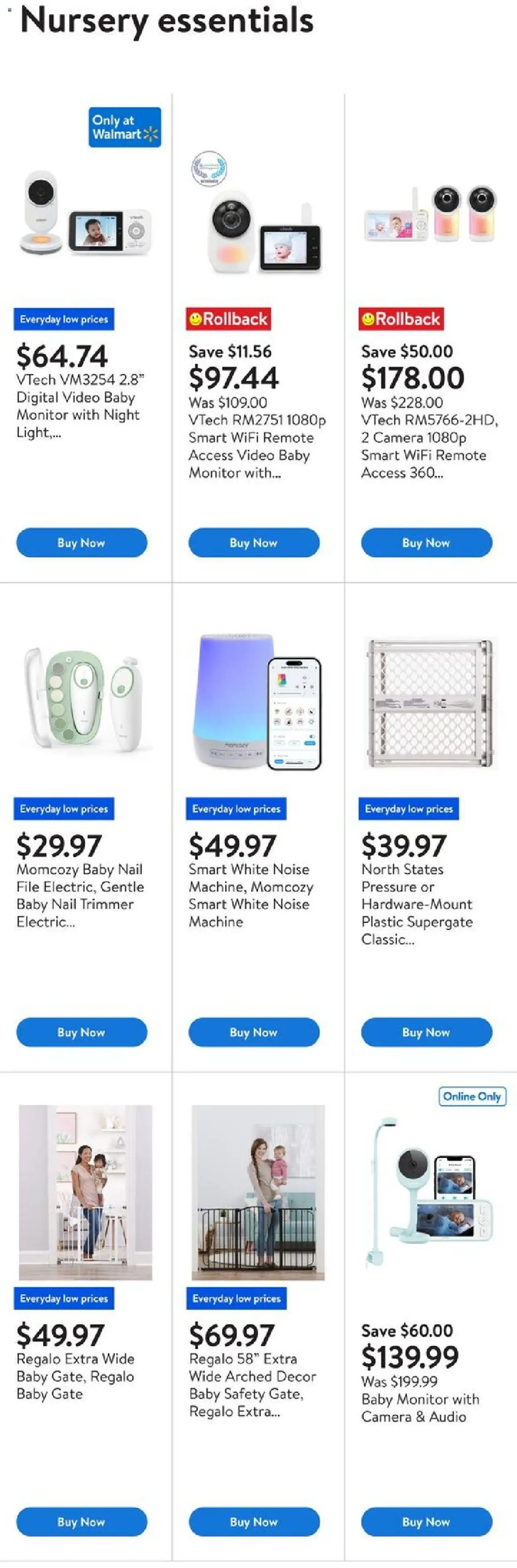 Walmart flyer valid from 11.09.2025 | Page: 7 | Products: Monitor, Video, Audio, Camera