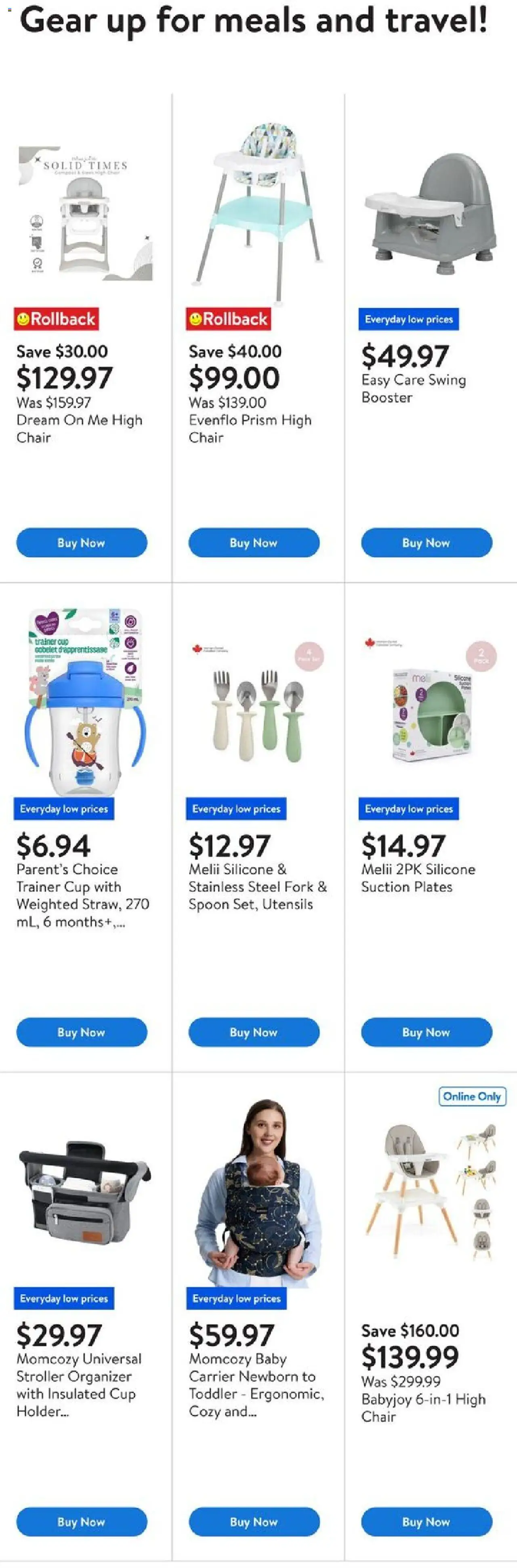 Walmart flyer valid from 11.09.2025 | Page: 8 | Products: Chair