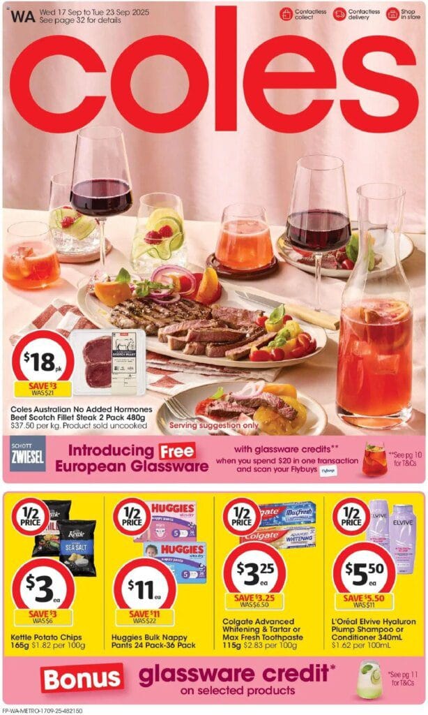Coles catalogue next week Wednesday 17 September