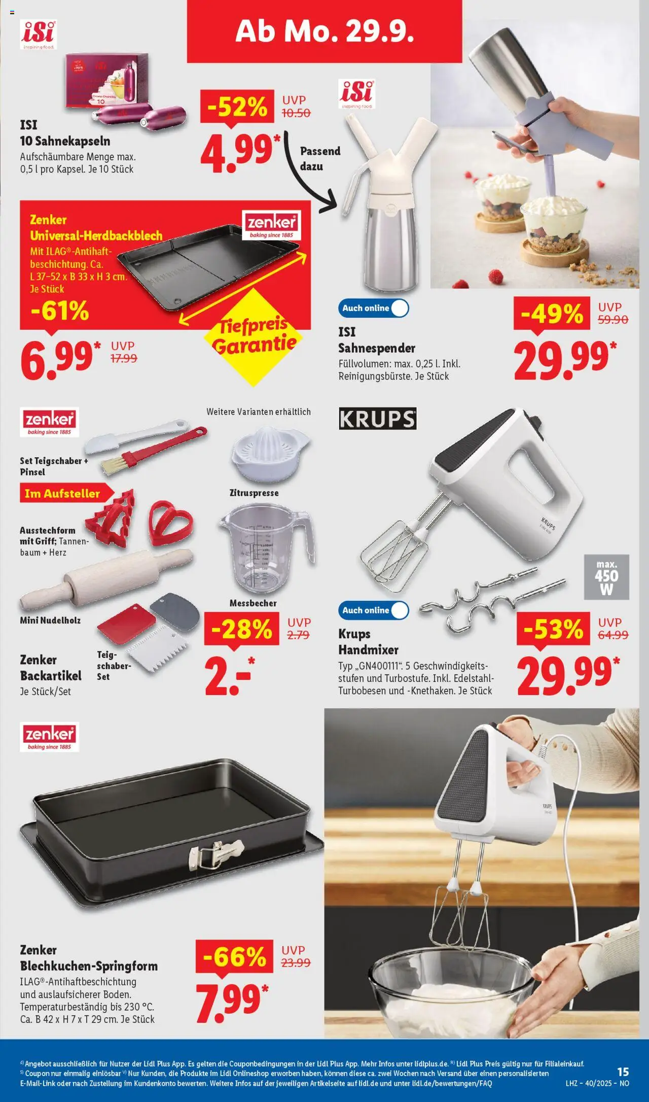Lidl Prospekt Holzminden – gültig ab 29.09.2025 | Seite: 7 | Produkte: Krups, Pinsel, Handmixer