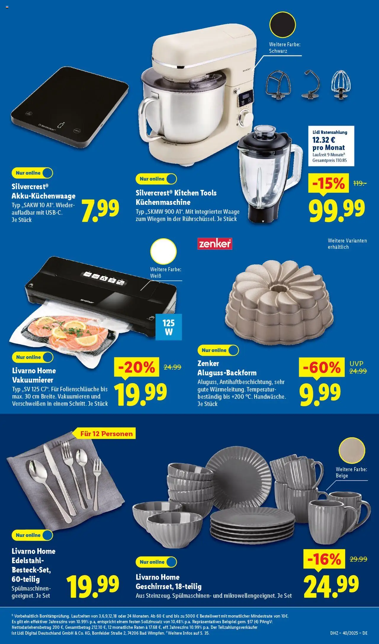 Lidl Prospekt Holzminden – gültig ab 29.09.2025 | Seite: 29 | Produkte: Vakuumierer, Bad