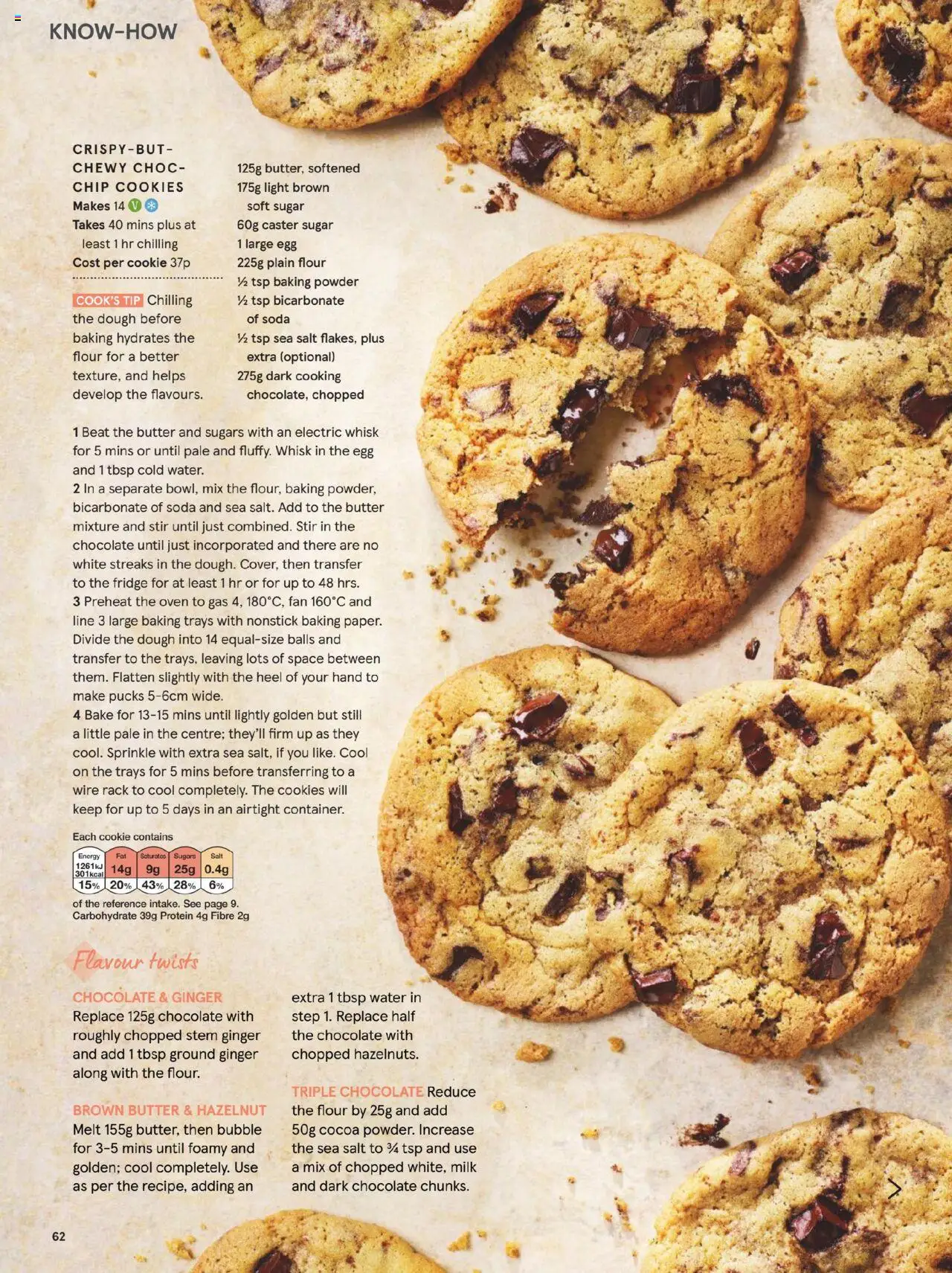 | Page: 62 | Products: Butter, Cookies, Oven, Fan
