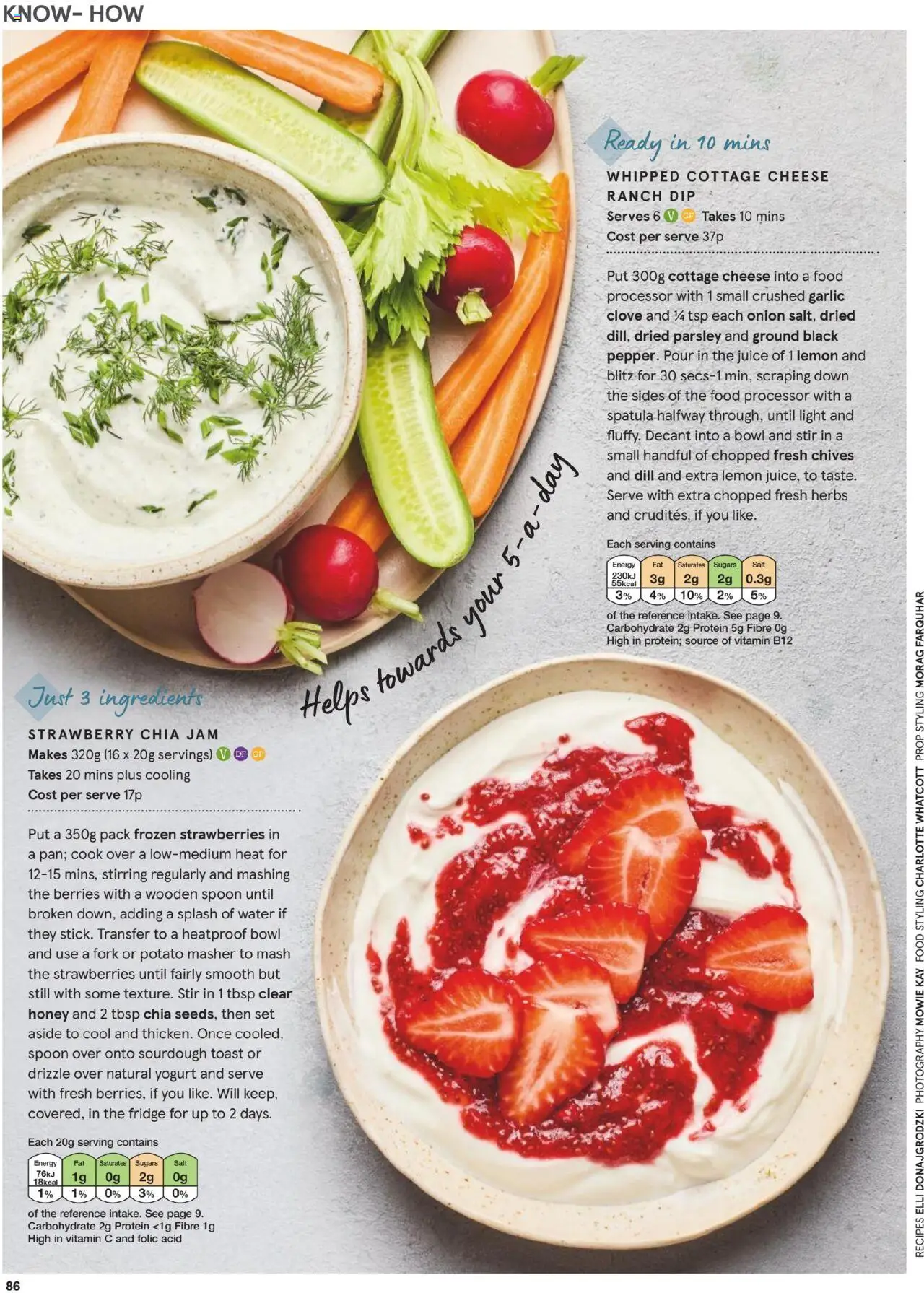  | Page: 86 | Products: Garlic, Cottage cheese, Honey, Lemon