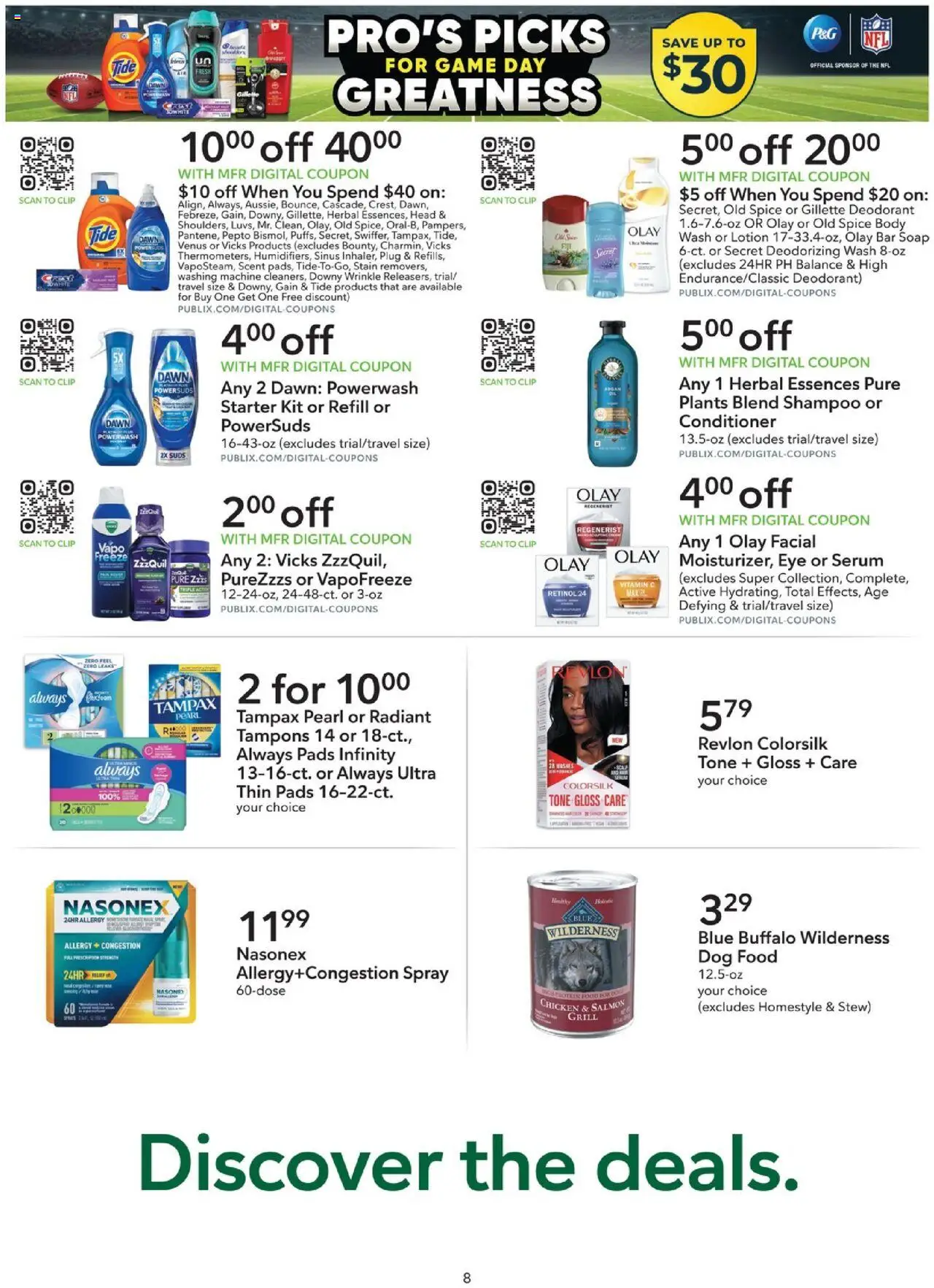 Publix Extra Savings - valid from 20.09.2025 | Page: 8 | Products: Dog Food, Soap, Bar Soap, Grill