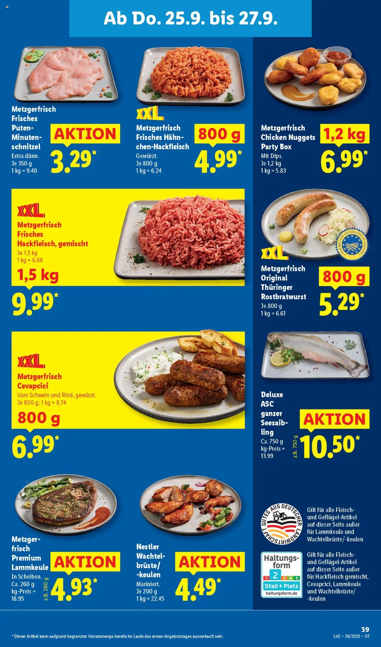 Lidl Prospekt Grimma – gültig ab 22.09.2025 | Seite: 55 | Produkte: Lammkeule, Box, Schnitzel, Fleisch