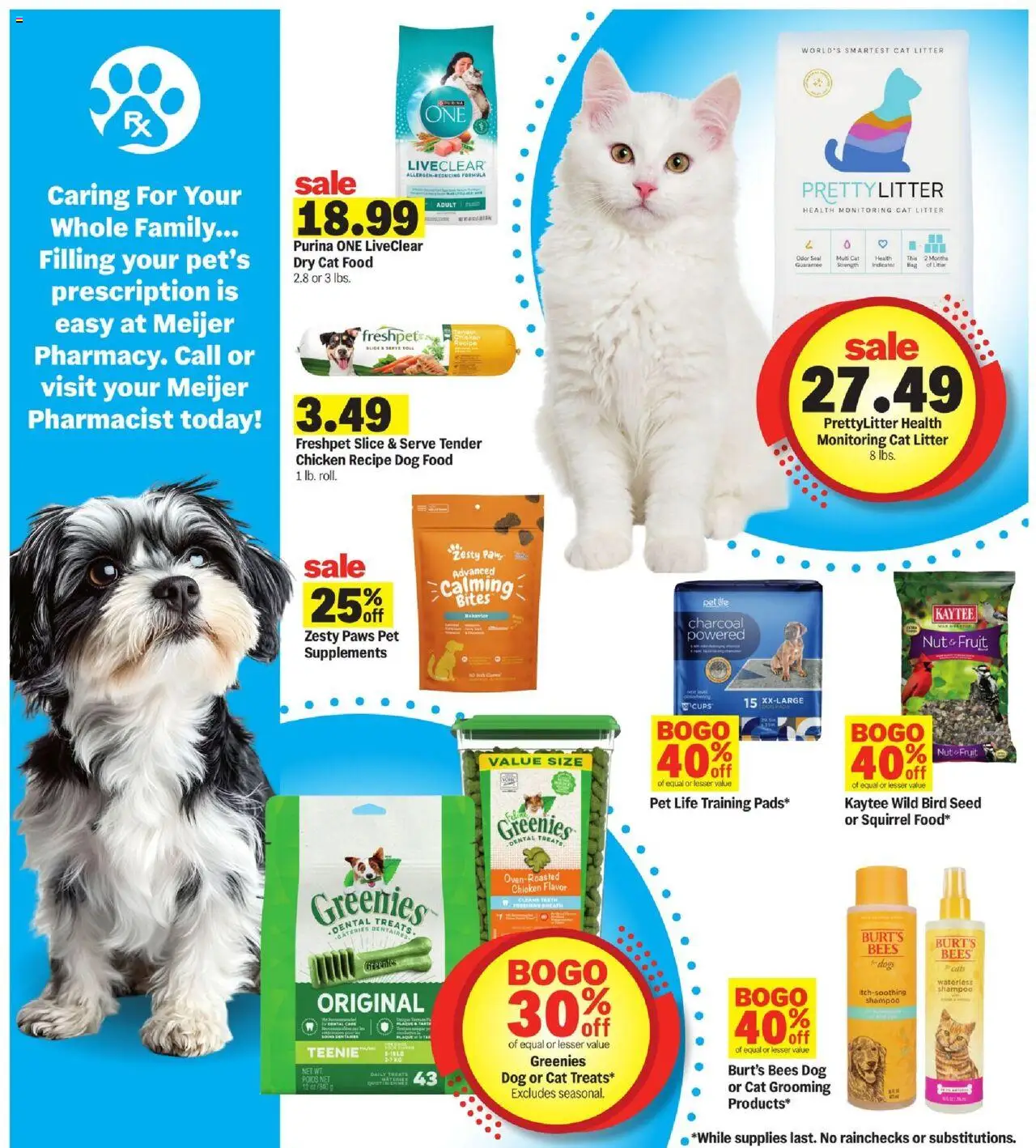 Meijer Weekly Ad - MI - valid from 17.09.2025 | Page: 29 | Products: Dog Food, Cat Food, Cat Litter, Shampoo