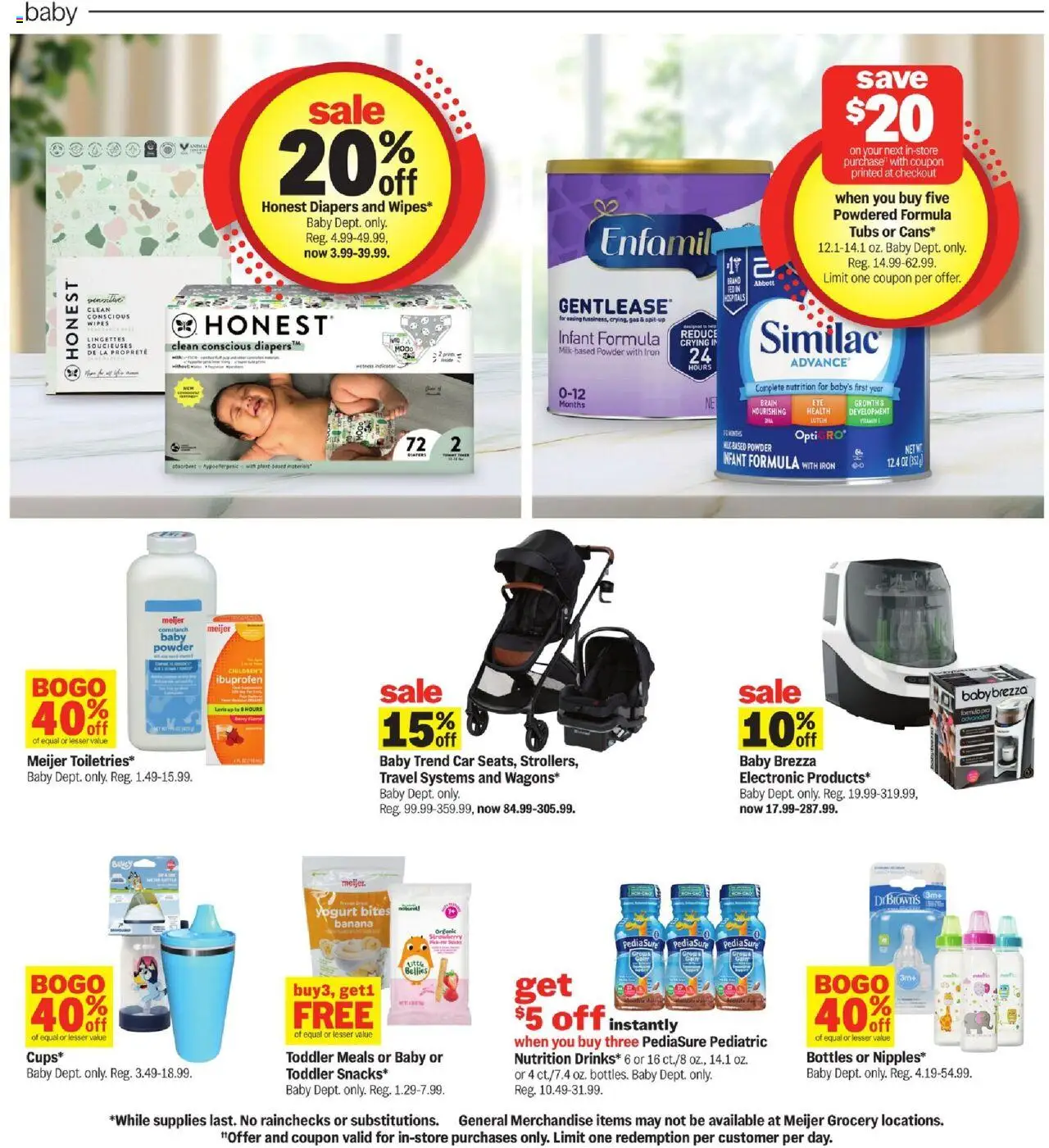 Meijer Weekly Ad - MI - valid from 17.09.2025 | Page: 34 | Products: Vitamin, Powder, Yogurt, Iron