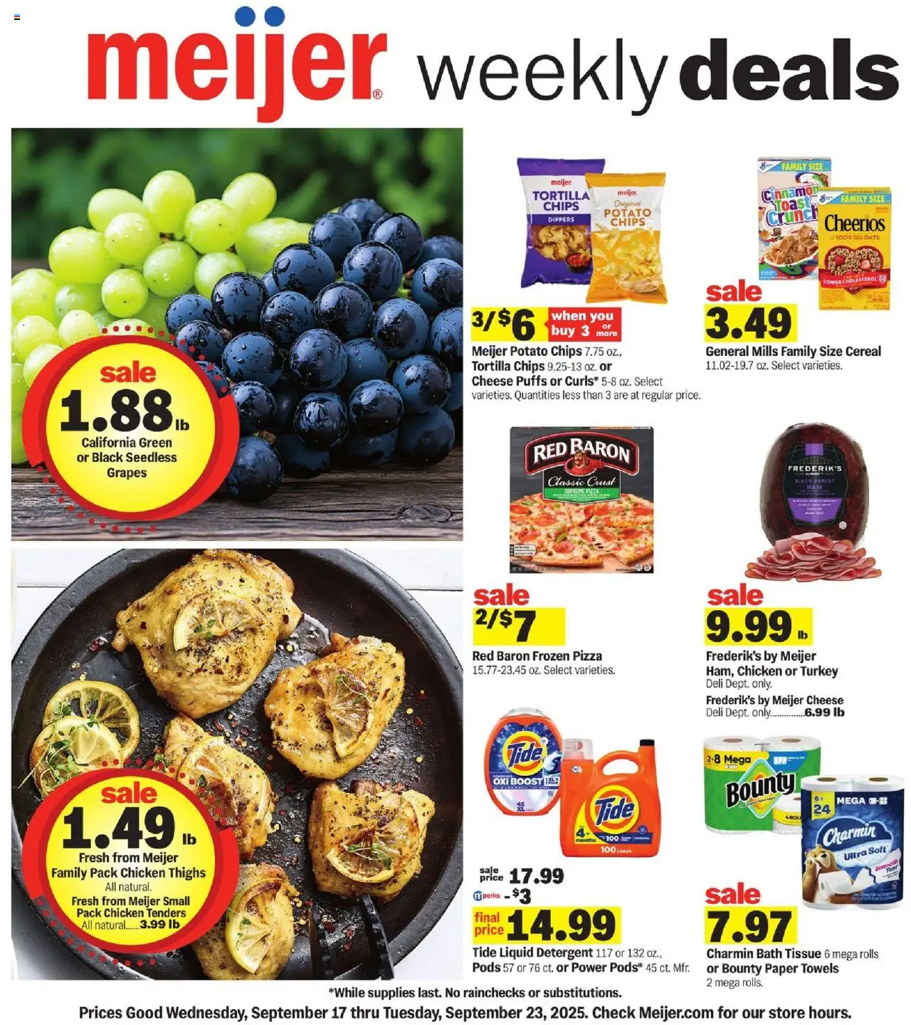 Meijer Ad This Week​ Wednesday 17 September  – MI