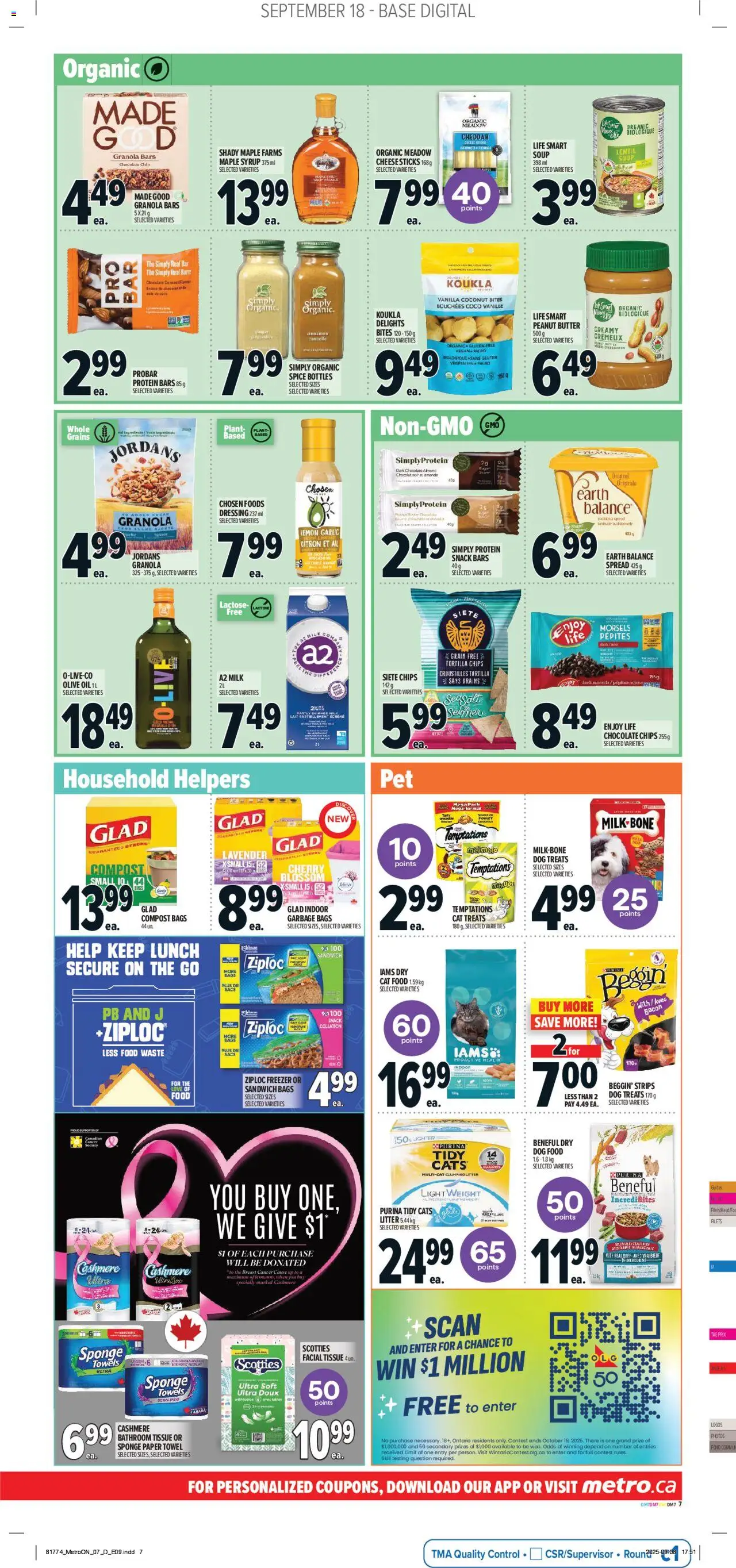 Metro flyer valid from 18.09.2025 | Page: 13 | Products: Freezer, Butter, Cheese, Chocolate