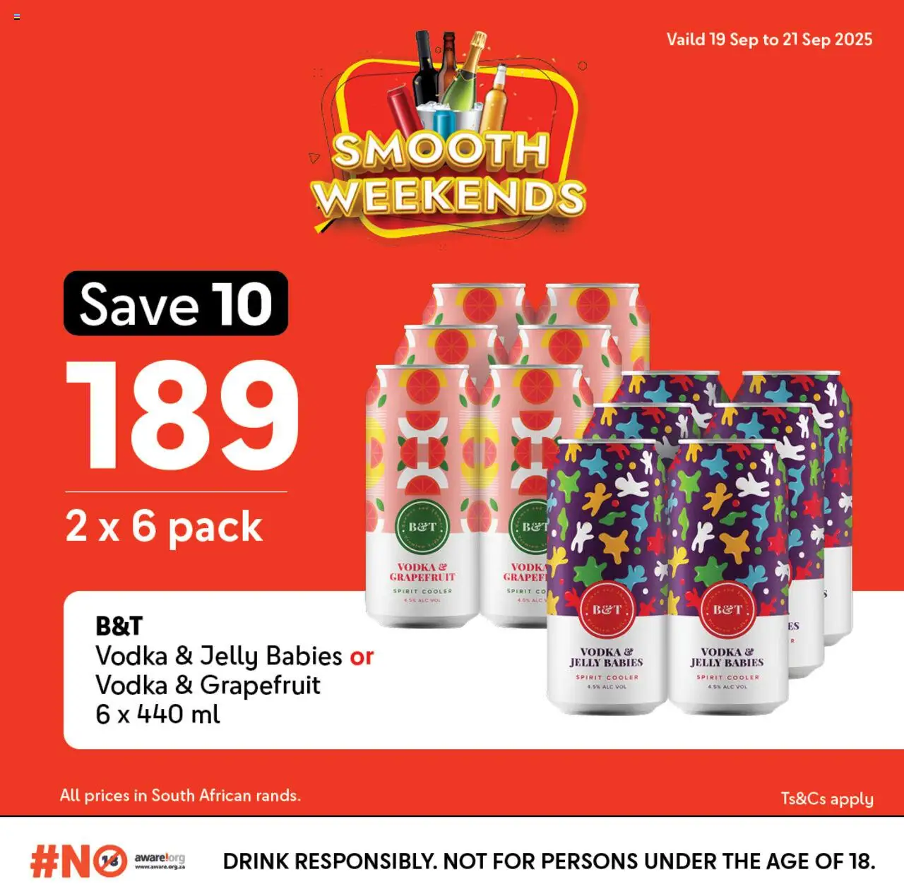 New Makro catalogue – valid from 19.09.2025 | Page: 12 | Products: Cooler, Vodka, Grapefruit