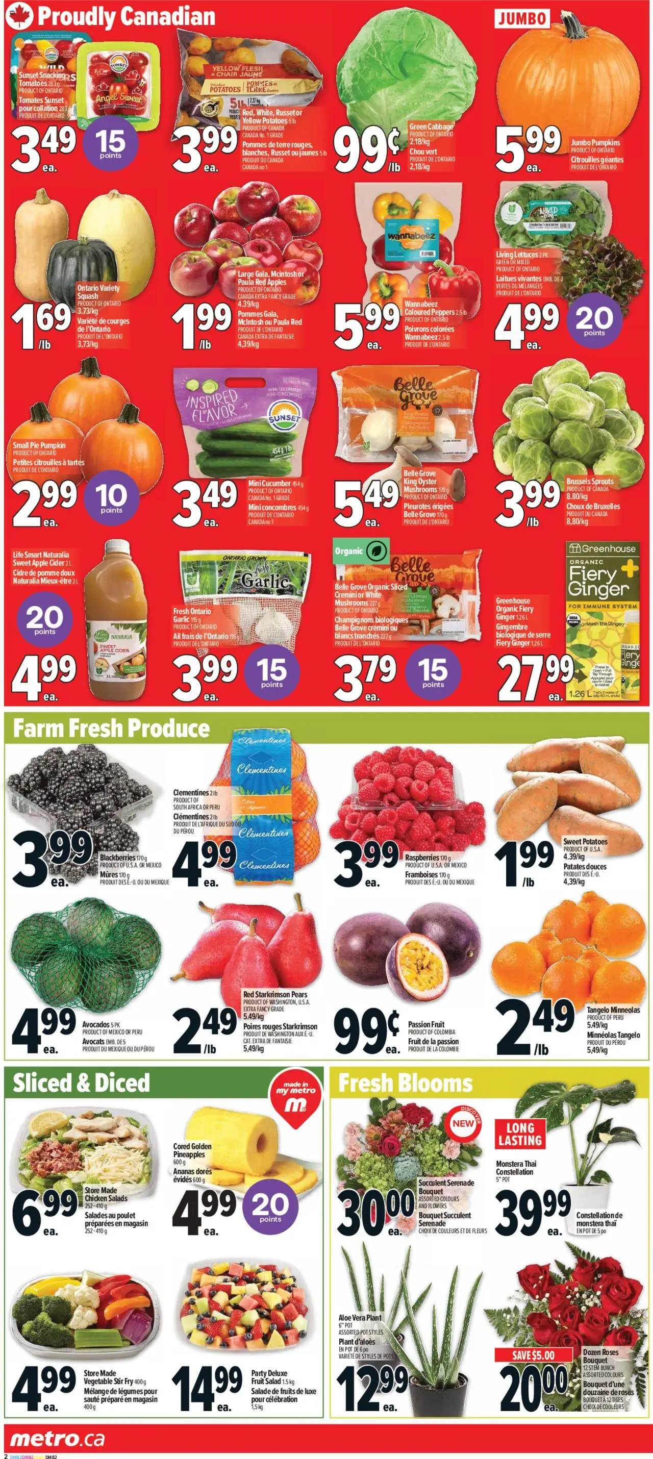 Metro flyer valid from 18.09.2025 | Page: 6 | Products: Salad, Pumpkin, Chicken, Tomatoes
