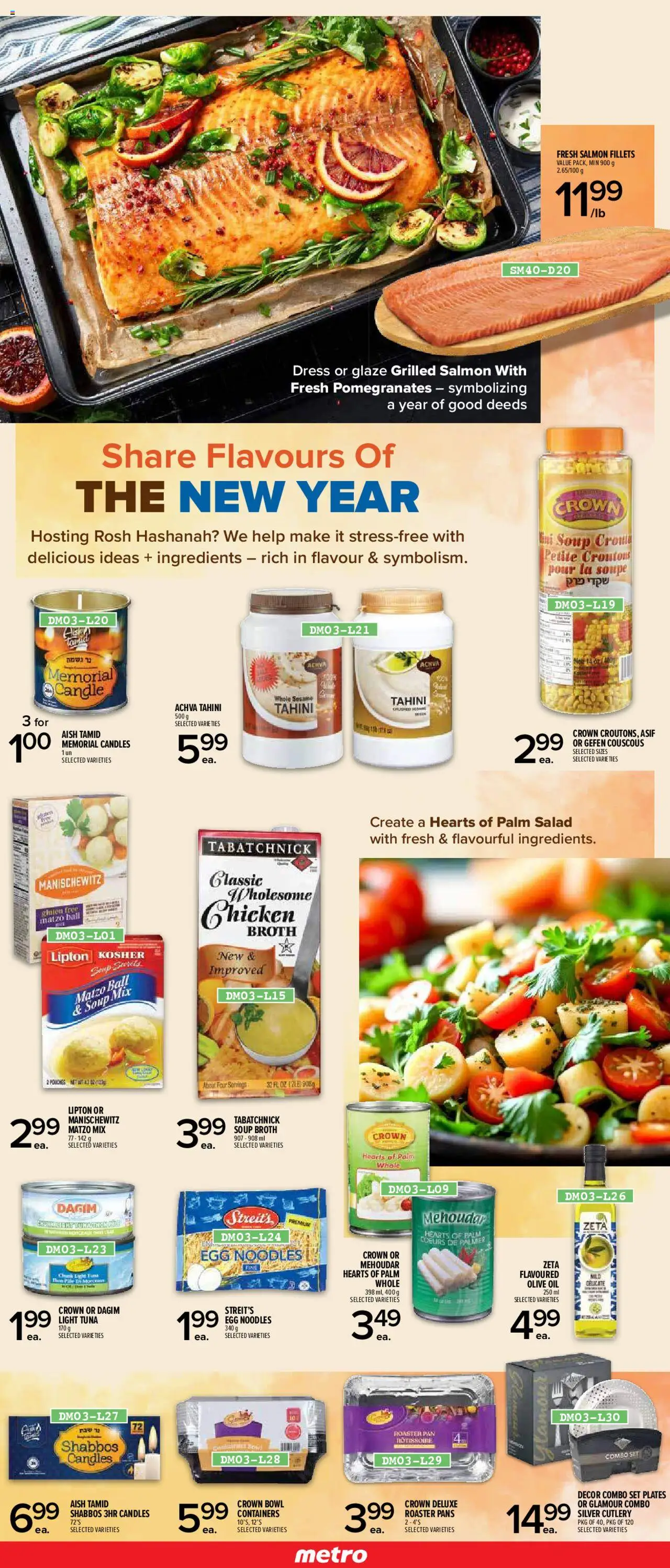 Metro flyer valid from 18.09.2025 | Page: 3 | Products: Noodles, Salad, Oil, Chicken