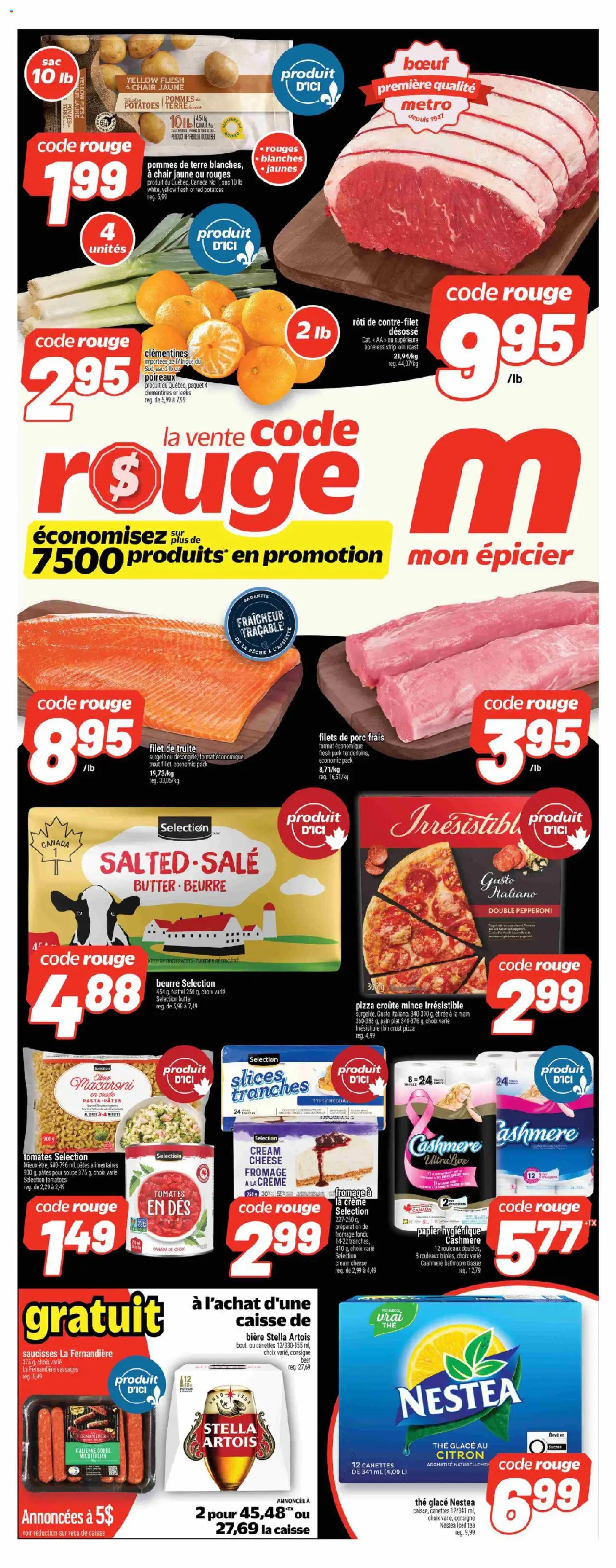 Metro flyer valid from 18.09.2025 | Page: 1 | Products: Cream, Potatoes, Beer, Tomatoes
