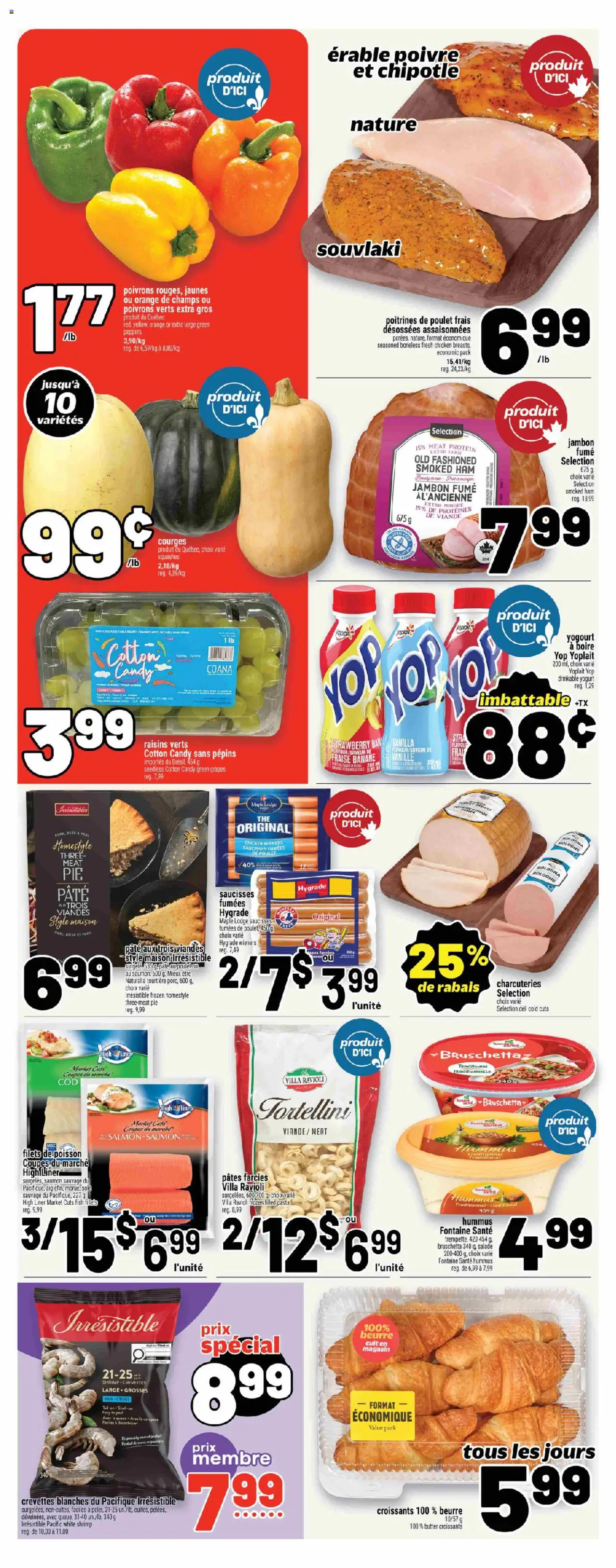 Metro flyer valid from 18.09.2025 | Page: 2 | Products: Fish, Beef, Yogurt, Ham