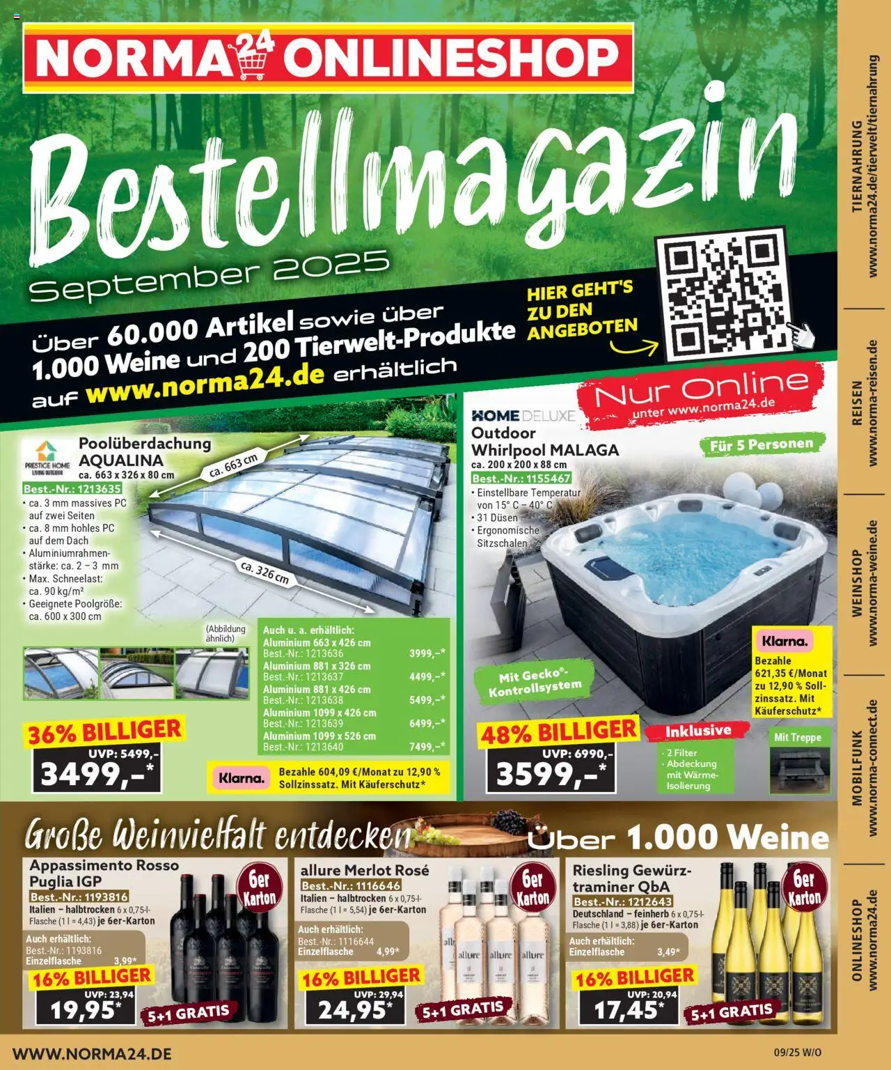 Norma Bestellmagazin September 2025 – gültig ab 01.09.2025 | Seite: 1 | Produkte: Merlot, PC