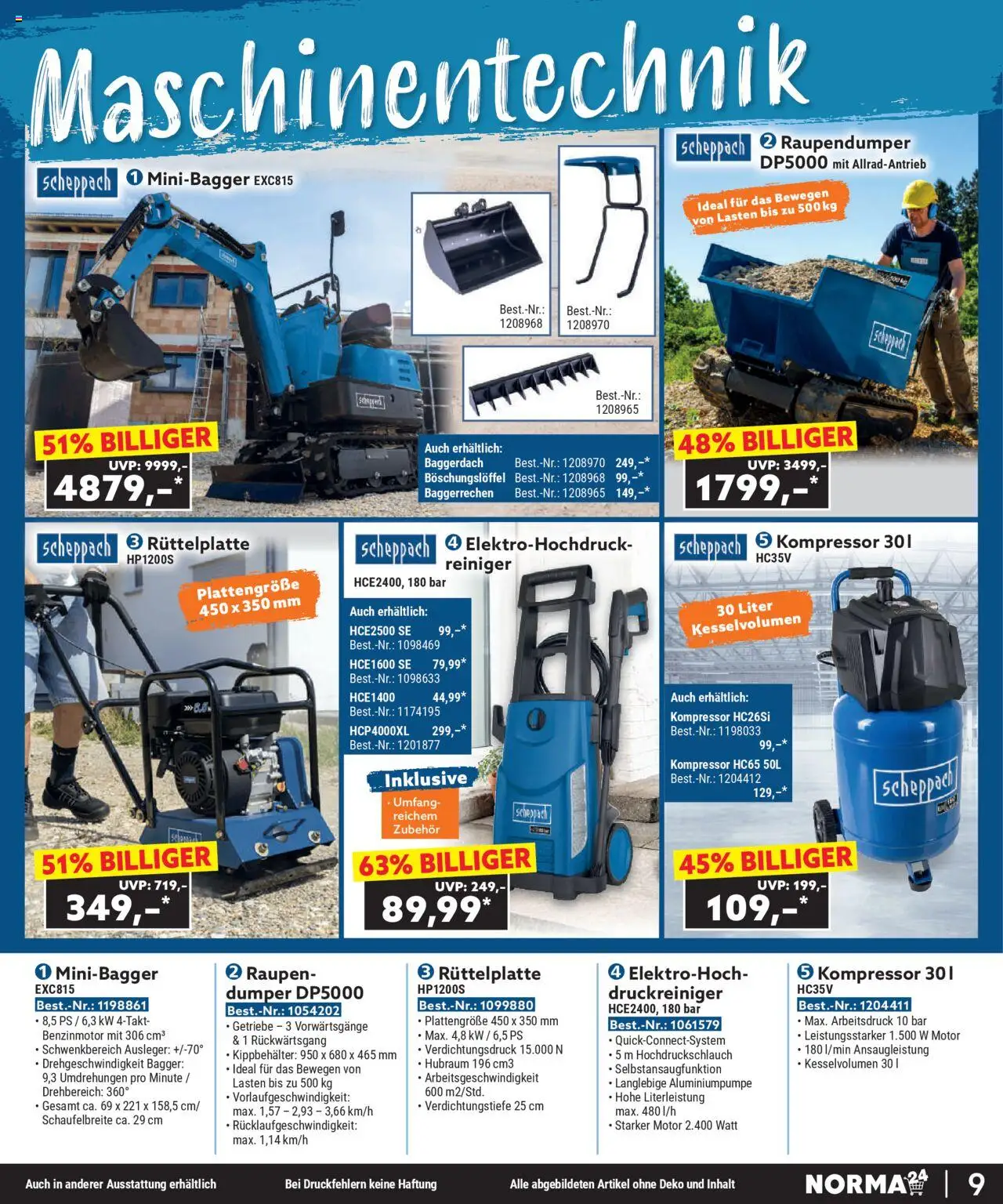 Norma Bestellmagazin September 2025 – gültig ab 01.09.2025 | Seite: 9