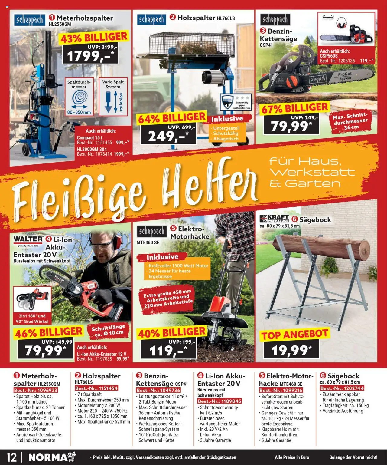 Norma Bestellmagazin September 2025 – gültig ab 01.09.2025 | Seite: 12 | Produkte: Top, Gewicht