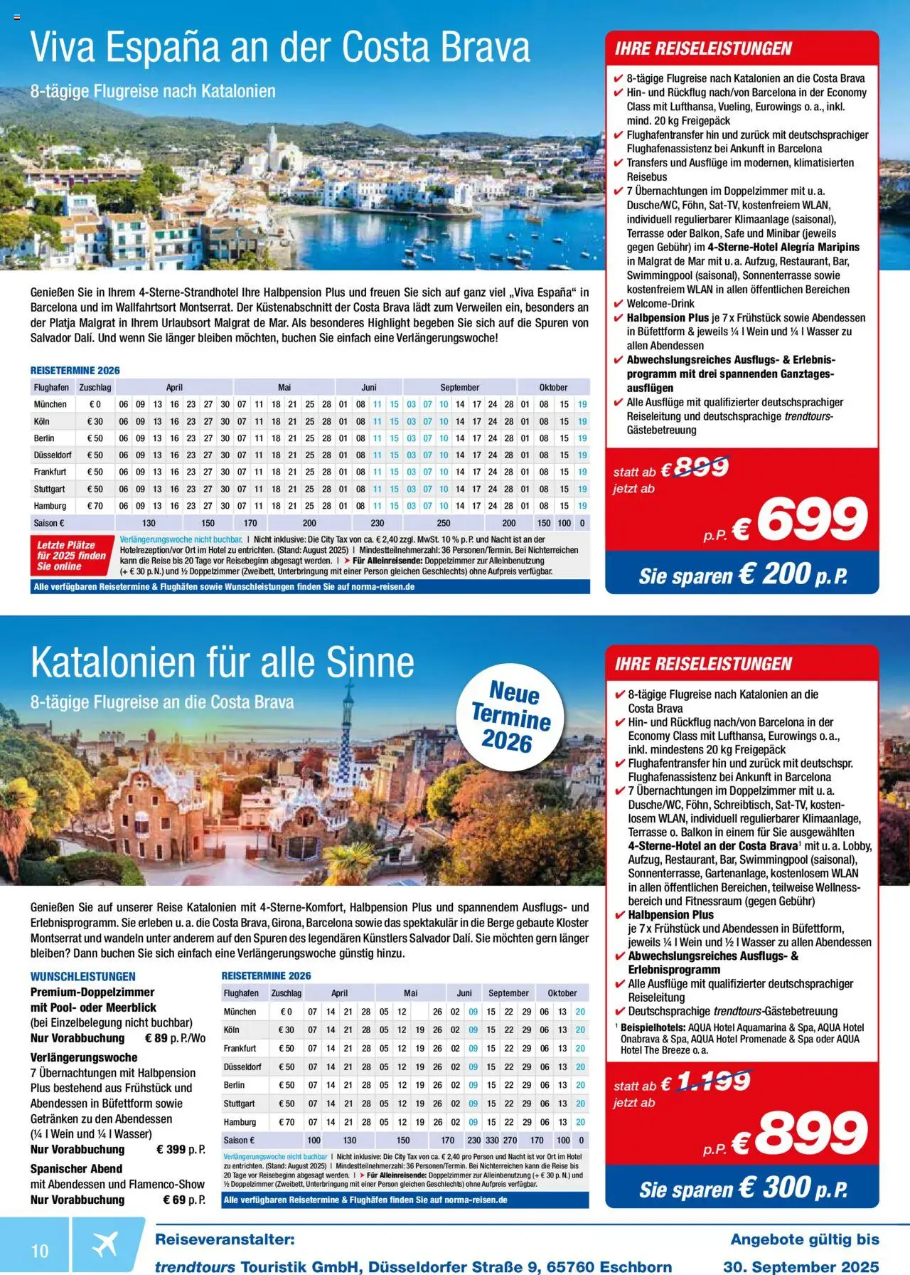 Norma Resien – gültig ab 01.09.2025 | Seite: 10 | Produkte: Klimaanlage, Wasser, Wein