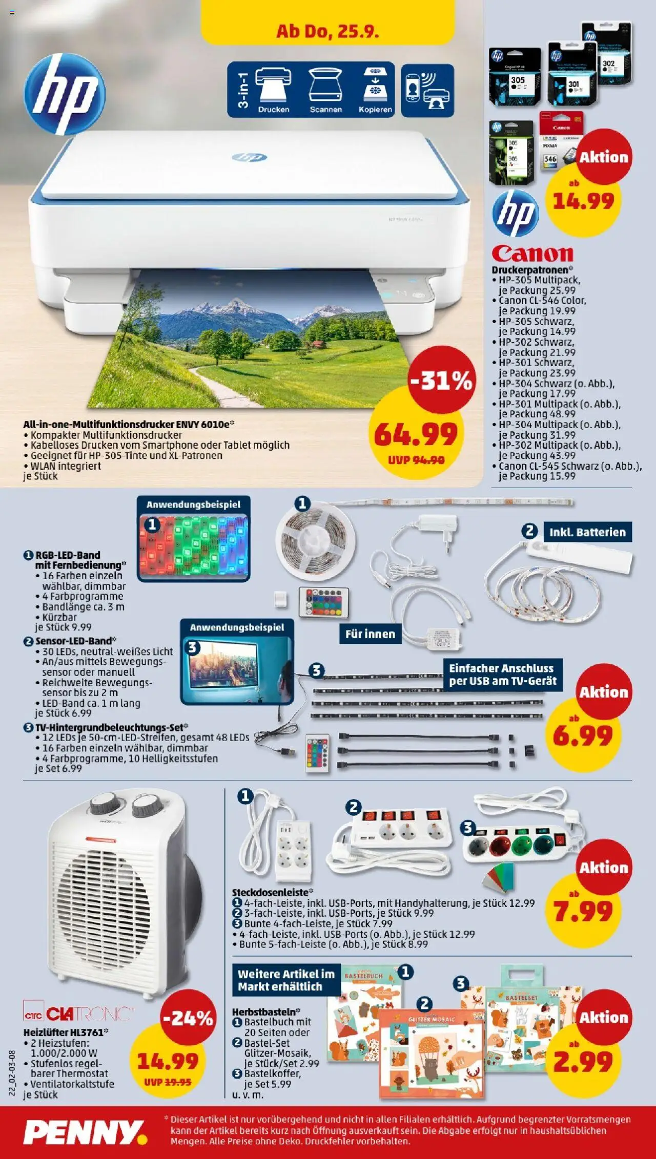 Penny - Hamburg  – gültig ab 22.09.2025 | Seite: 24 | Produkte: HP, USB, Smartphone, Tablet