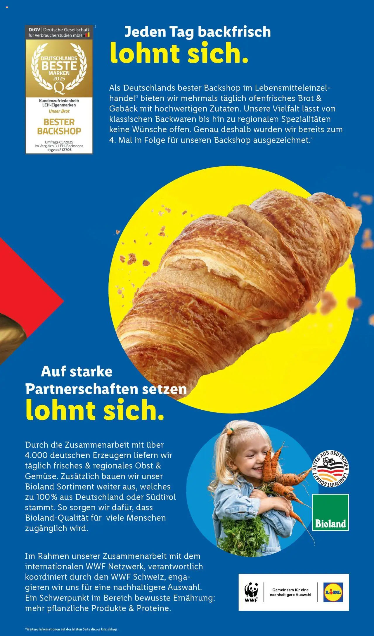 Lidl lohnt sich – gültig ab 22.09.2025 | Seite: 3 | Produkte: Obst, Brot