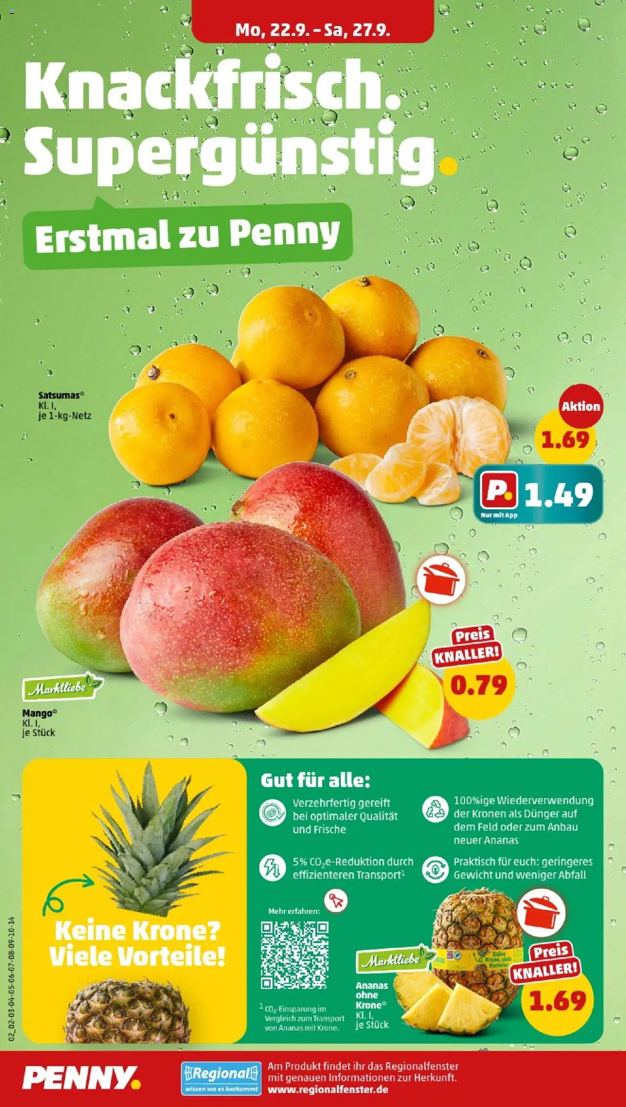 Penny - Bayern  – gültig ab 22.09.2025 | Seite: 4 | Produkte: Gewicht, Ananas