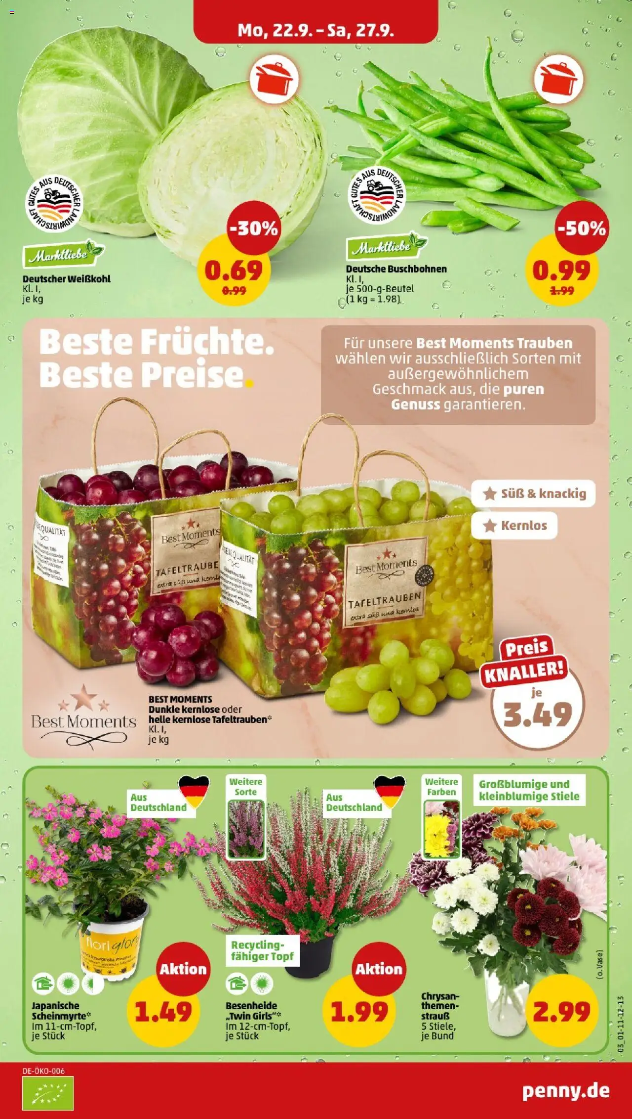 Penny - Thüringen – gültig ab 22.09.2025 | Seite: 5 | Produkte: Trauben, Vase, SUP