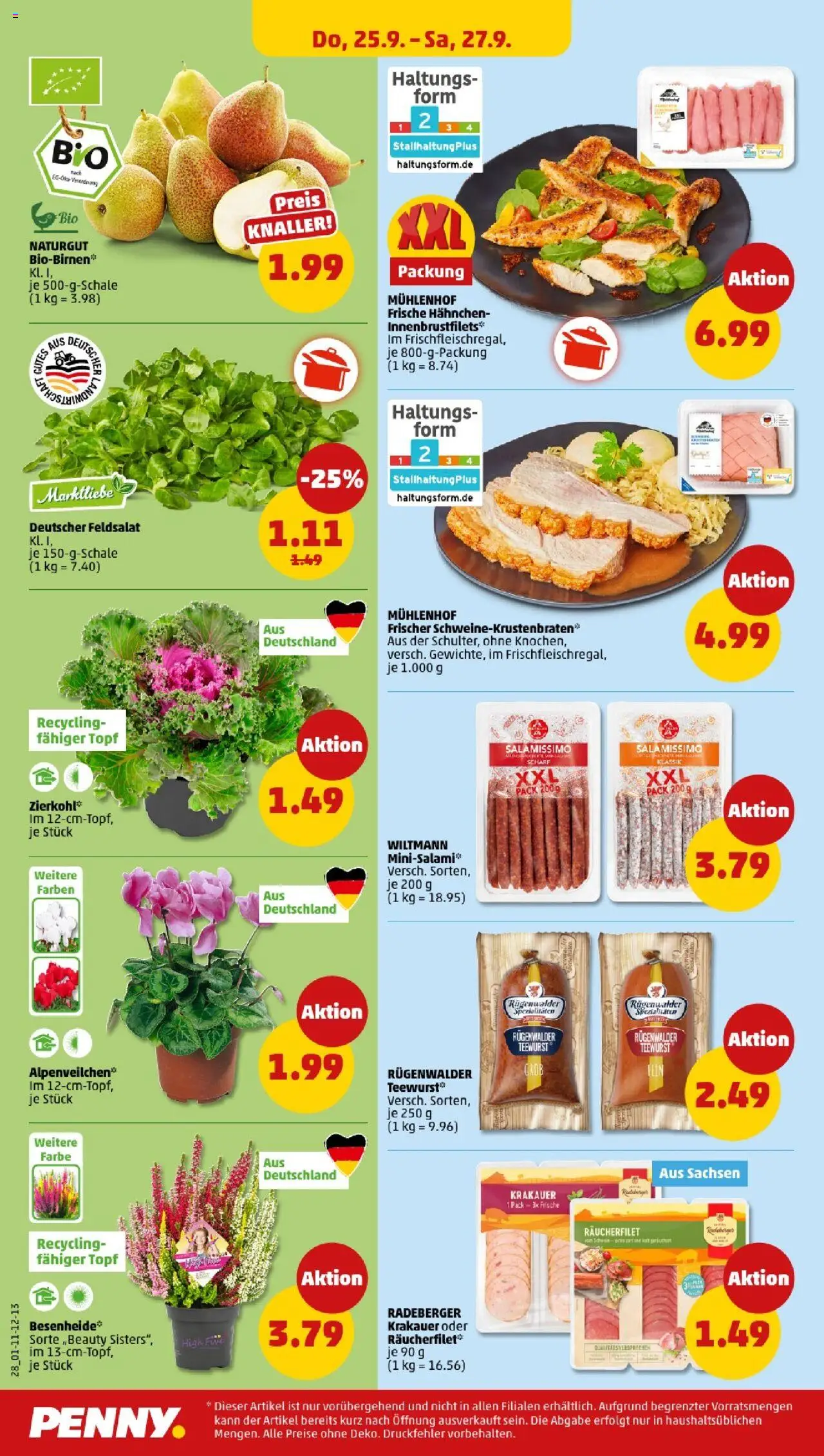 Penny - Thüringen – gültig ab 22.09.2025 | Seite: 30 | Produkte: Hahnchen