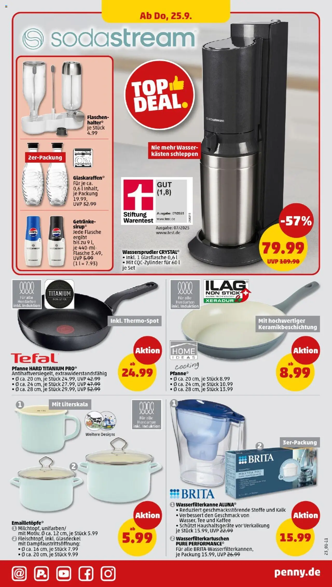 Penny - Mecklenburg-Vorpommern – gültig ab 22.09.2025 | Seite: 25 | Produkte: Kaffee, Wasser, Tee, Sodastream