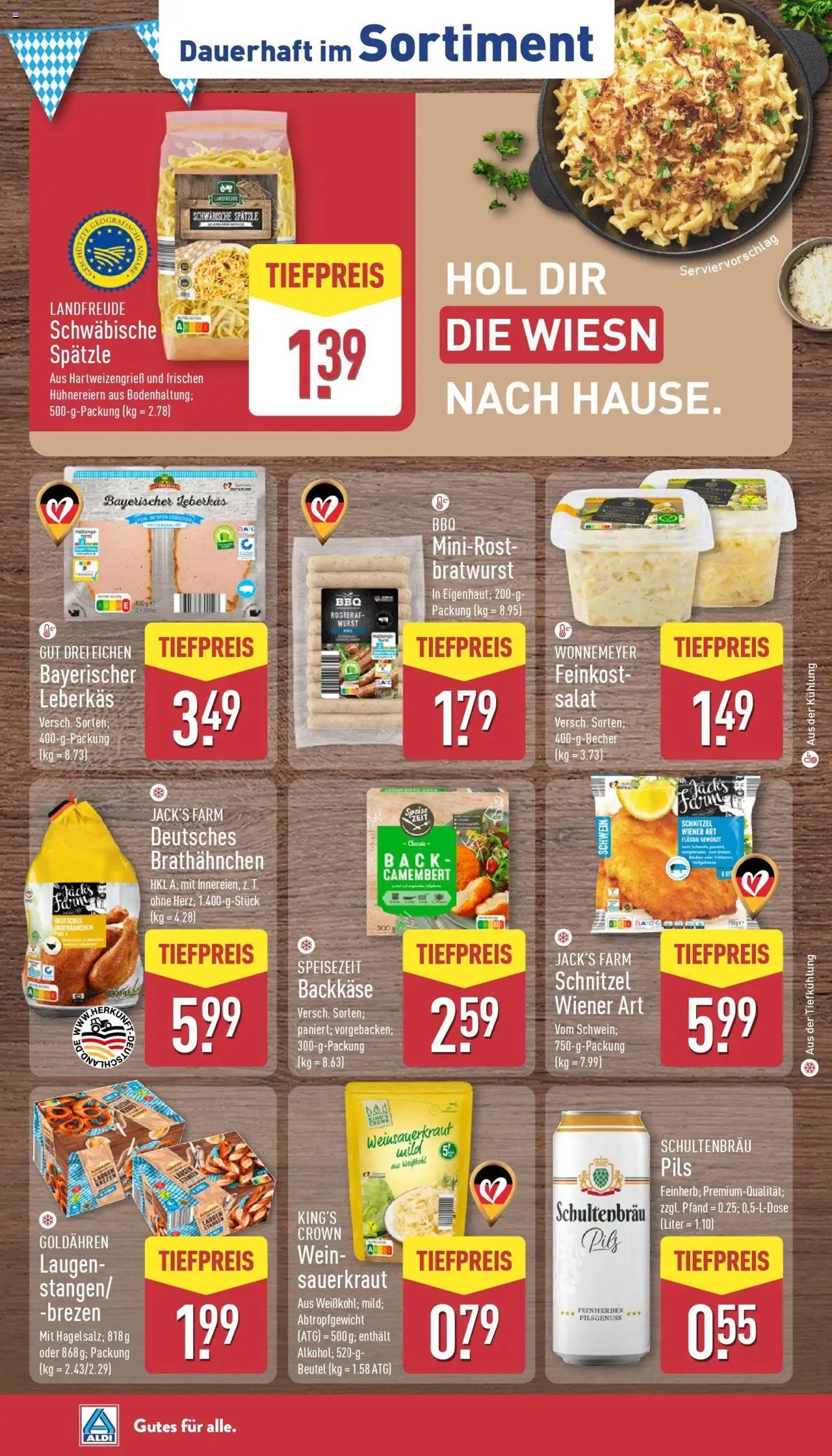 Aldi - ALDI Nord: Wochenangebote – gültig ab 21.09.2025 | Seite: 39 | Produkte: Ofen, Bratwurst, Wurst, Wein