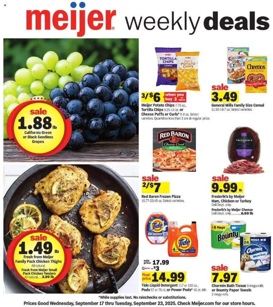 Meijer Ad This Week​ Wednesday 17 September MI