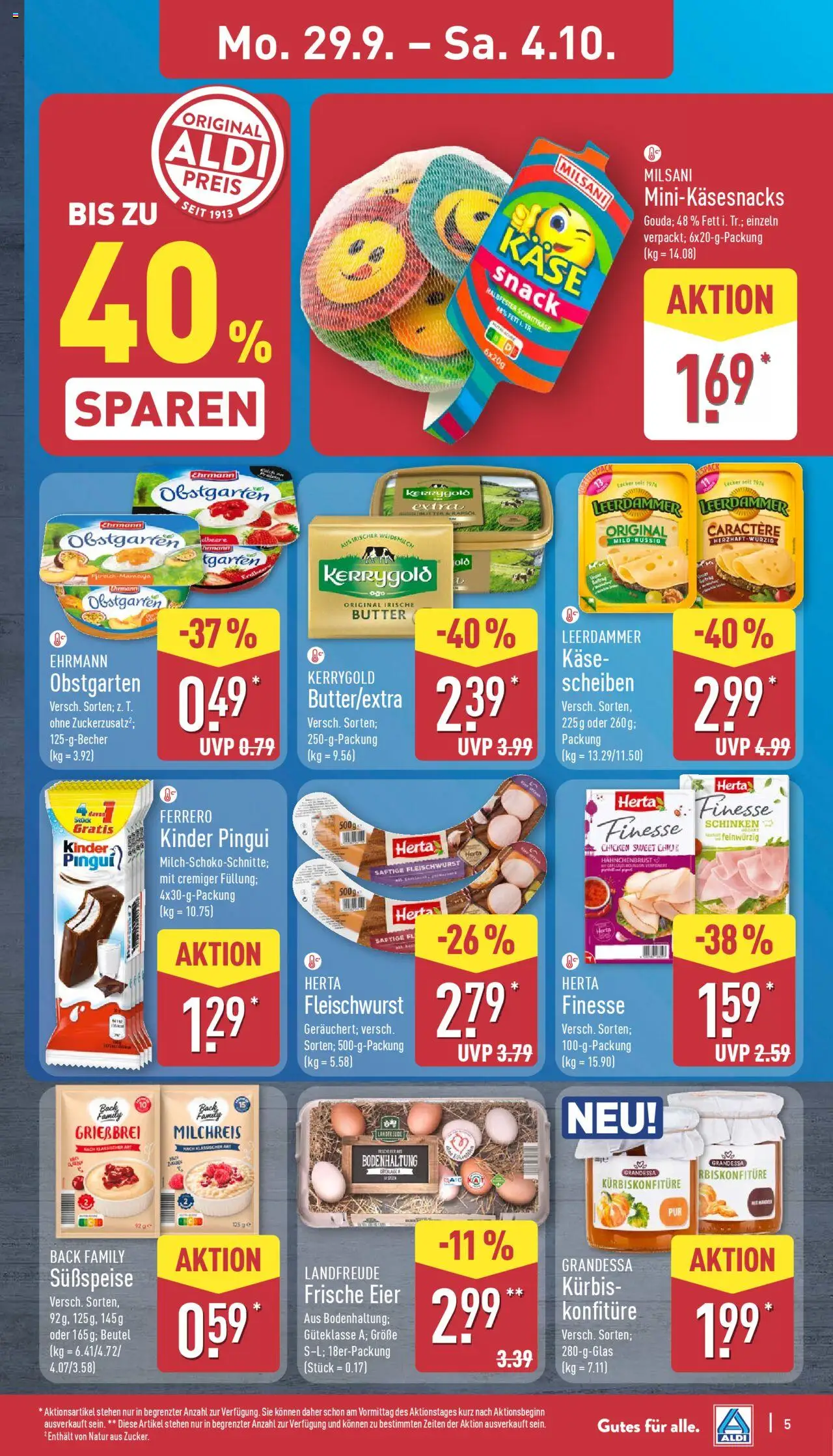 Aldi Prospekt 	 – gültig ab 29.09.2025 | Seite: 5