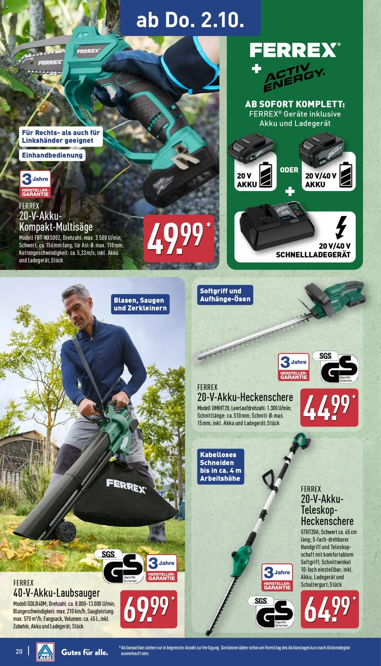 Aldi Prospekt 	 – gültig ab 29.09.2025 | Seite: 20