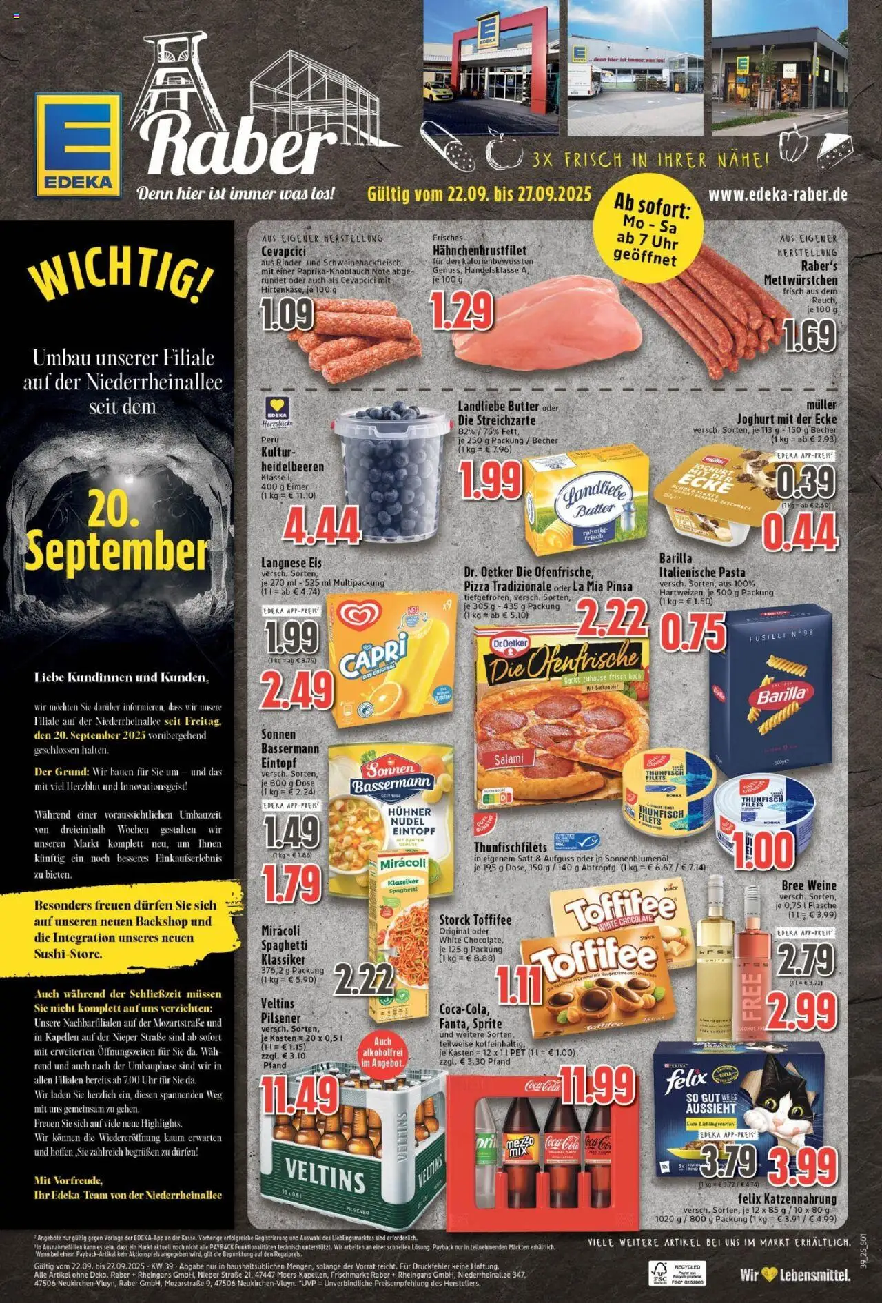 Edeka prospekt nächste woche Neukirchen-Vluyn	(ab 21.09.2025)