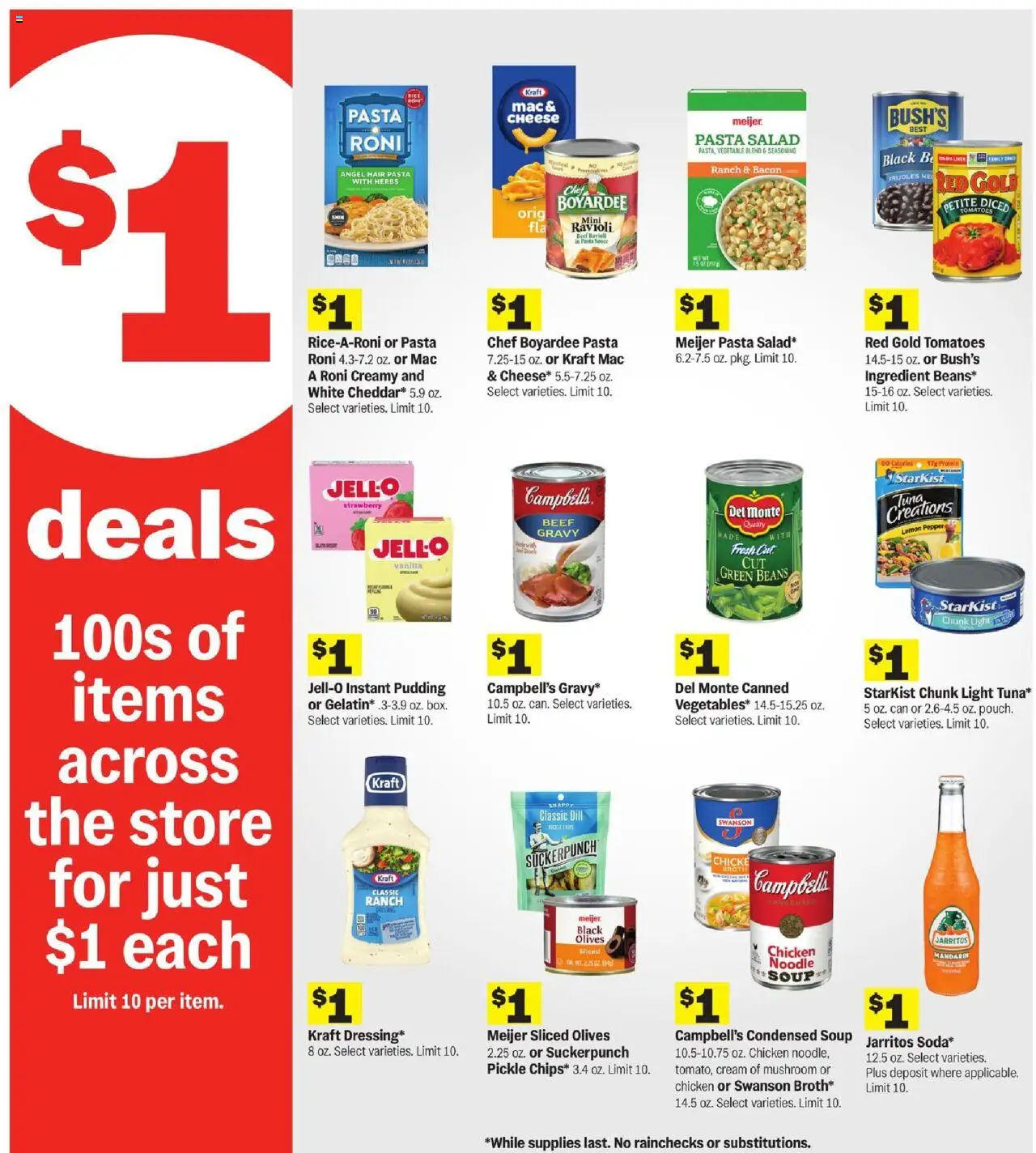Meijer Weekly Ad - valid from 24.09.2025 | Page: 7 | Products: Cheese, Tomatoes, Salad, Sauce