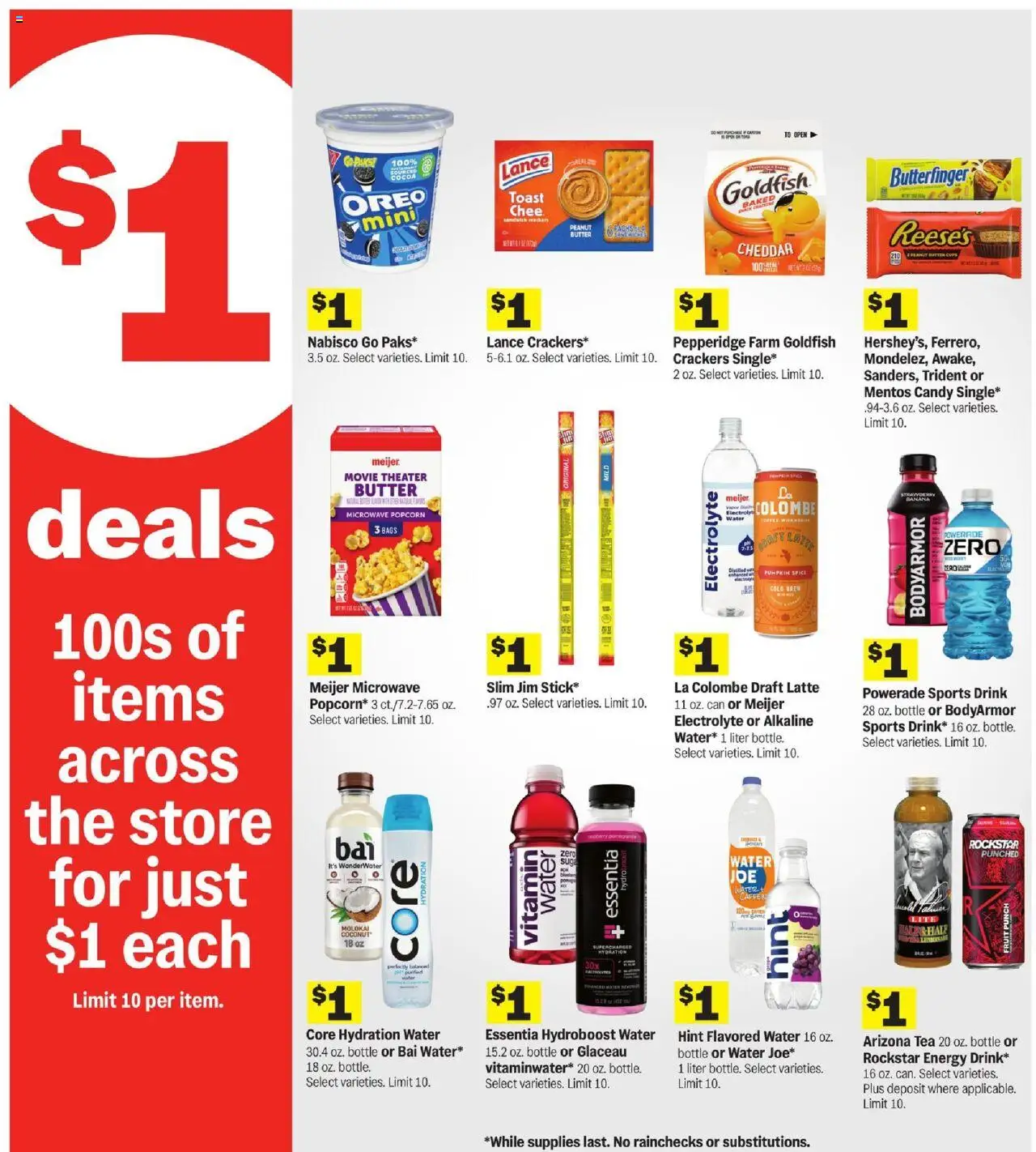 Meijer Weekly Ad - valid from 24.09.2025 | Page: 8 | Products: Butter, Coffee, Microwave, Water