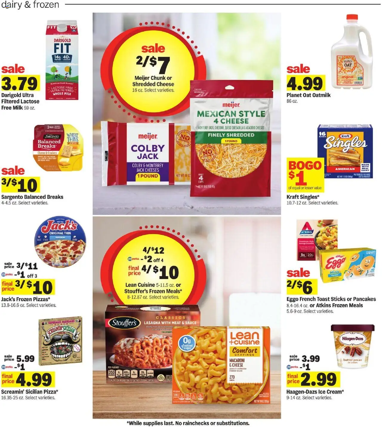Meijer Weekly Ad - valid from 24.09.2025 | Page: 13 | Products: Cheese, Pasta, Sauce, Sausage