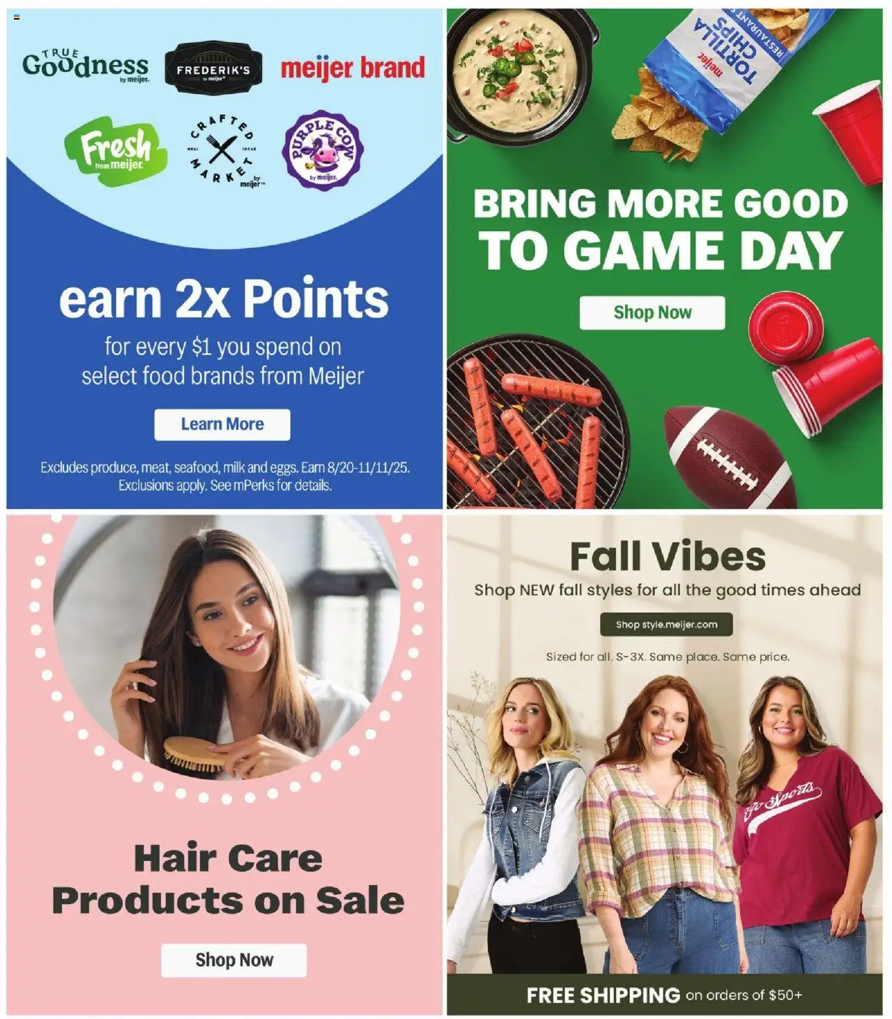 Meijer Weekly Ad - valid from 24.09.2025 | Page: 38 | Products: Milk, Chips, Game