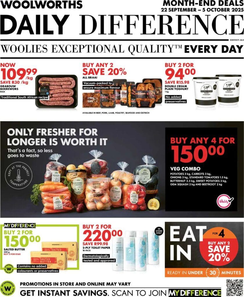 Woolworths specials this week 22 September Daily Difference - Gauteng 8 Woolworths specials this week 22 September Daily Difference – Gauteng