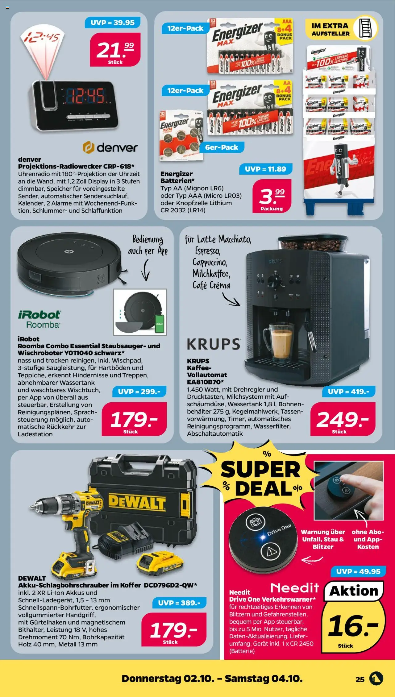 Netto Prospekt 	 – gültig ab 29.09.2025 | Seite: 25 | Produkte: Krups, Staubsauger, Kaffee, Koffer