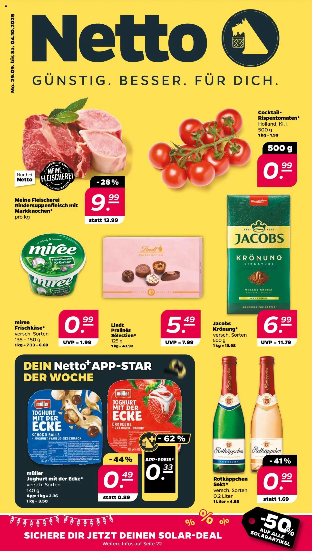 Netto Prospekt 	 ab 29.09.2025 → Angebote nächste Woche
